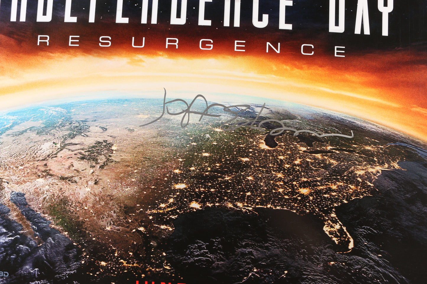 
                  
                    Jeff Goldblum as David Levinson in Independence Day: Resurgence Signed 27x40 Poster
                  
                