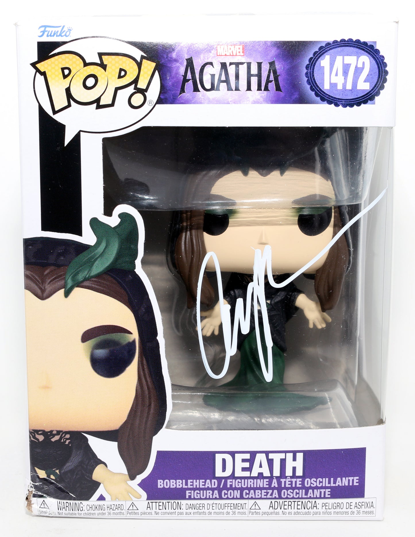 
                  
                    Aubrey Plaza as Death / Rio Vidal in Agatha All Along Signed Funko POP! #1472
                  
                