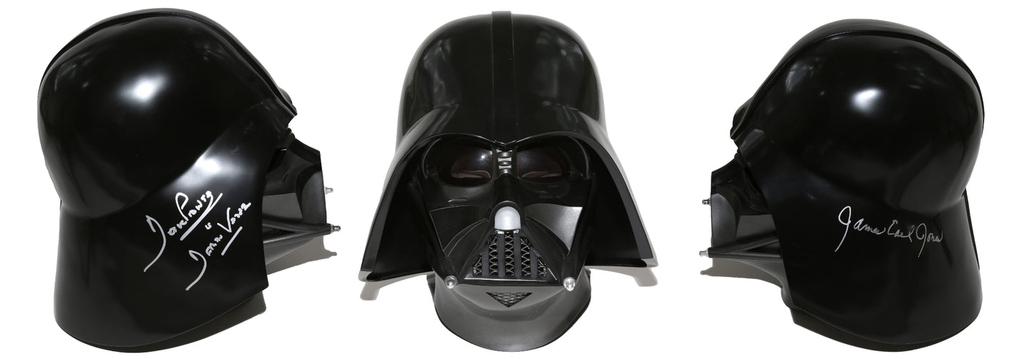 
                  
                    Star Wars: A New Hope EFX Collectibles Precision Cast Replica Darth Vader Helmet Signed by James Earl Jones & Dave Prowse
                  
                