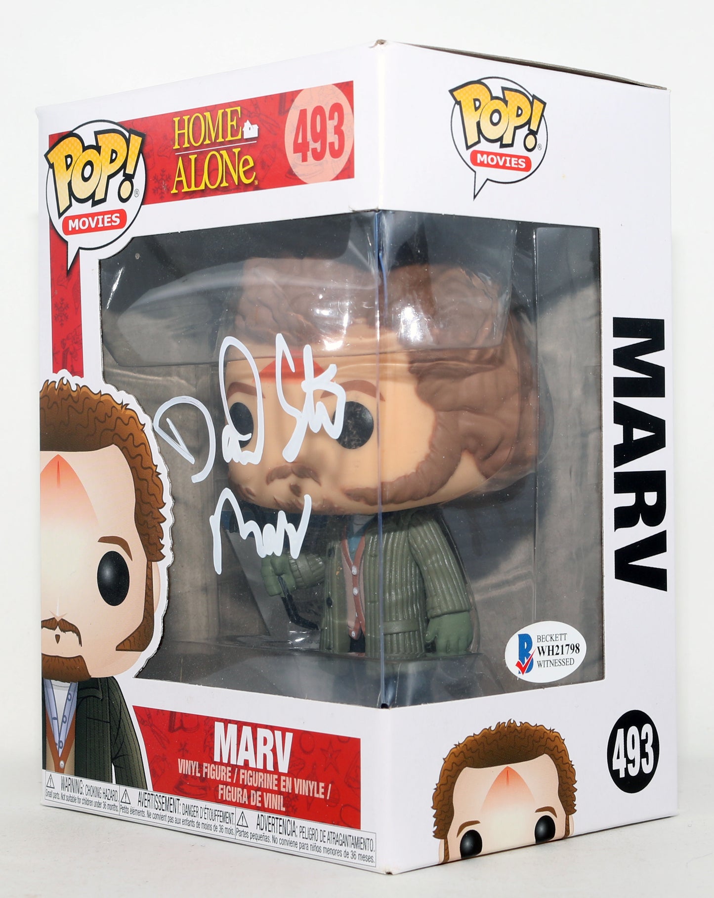 
                  
                    Daniel Stern as Marv Murchins in Home Alone (Beckett) Signed Funko POP! #493 with Character Name
                  
                