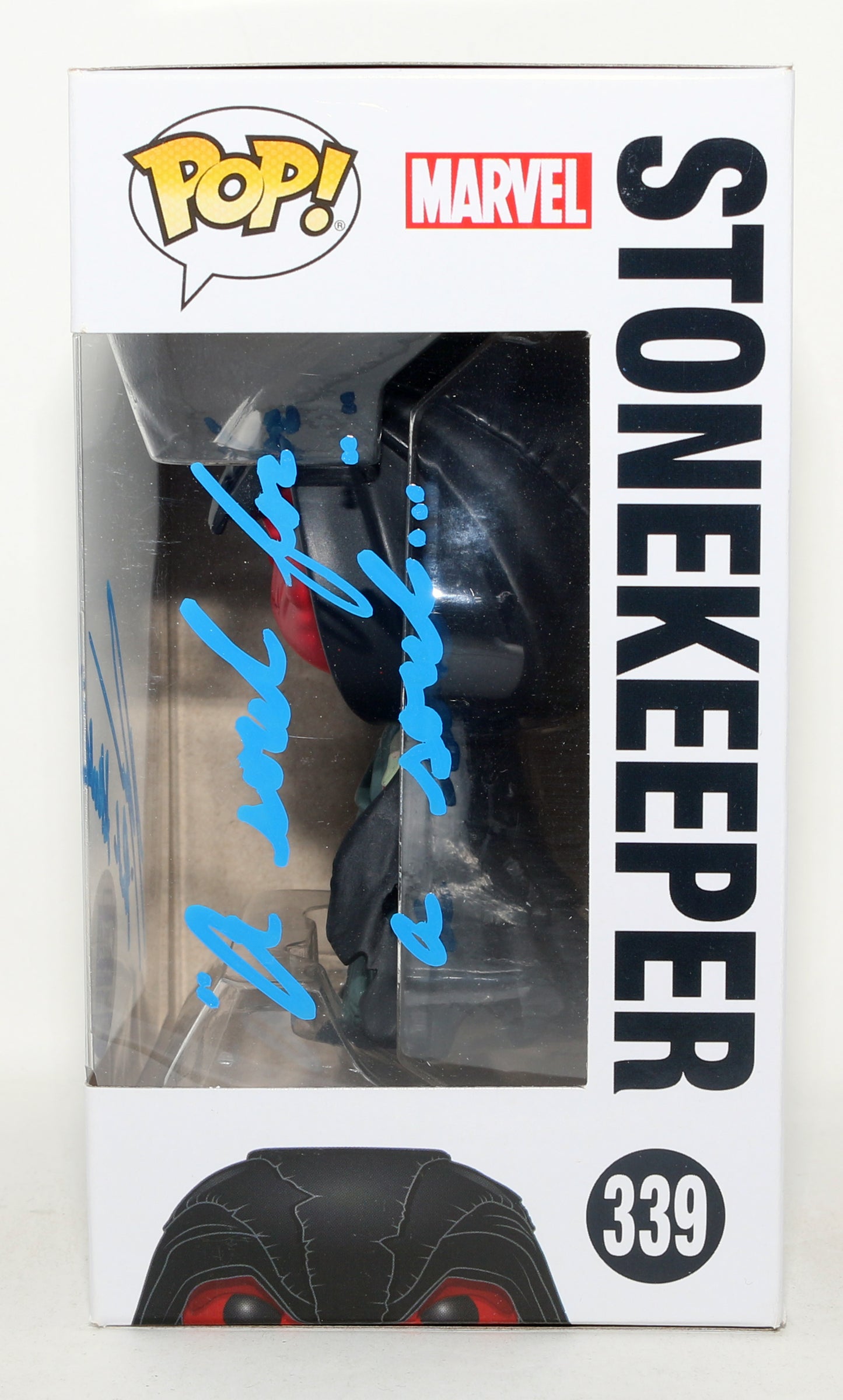 
                  
                    Ross Marquand as the Stonekeeper in Avengers: Infinity War Funko Store Exclusive Signed Funko POP! #339 with Character Name & Quote
                  
                