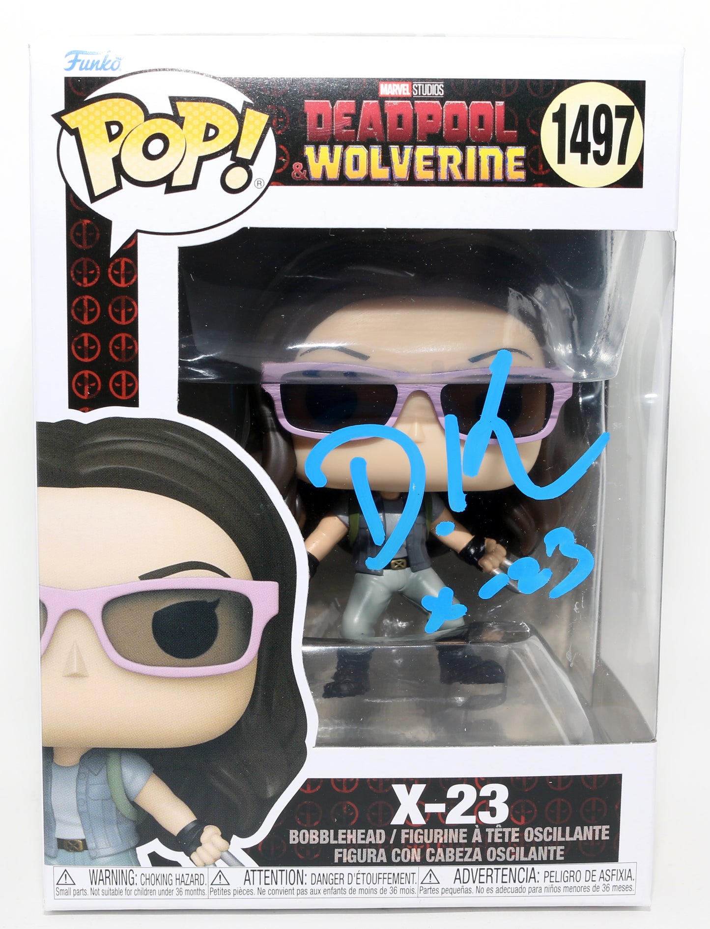 
                  
                    Dafne Keen as X-23 in Deadpool & Wolverine Signed Funko POP! #1497 with Character Name
                  
                