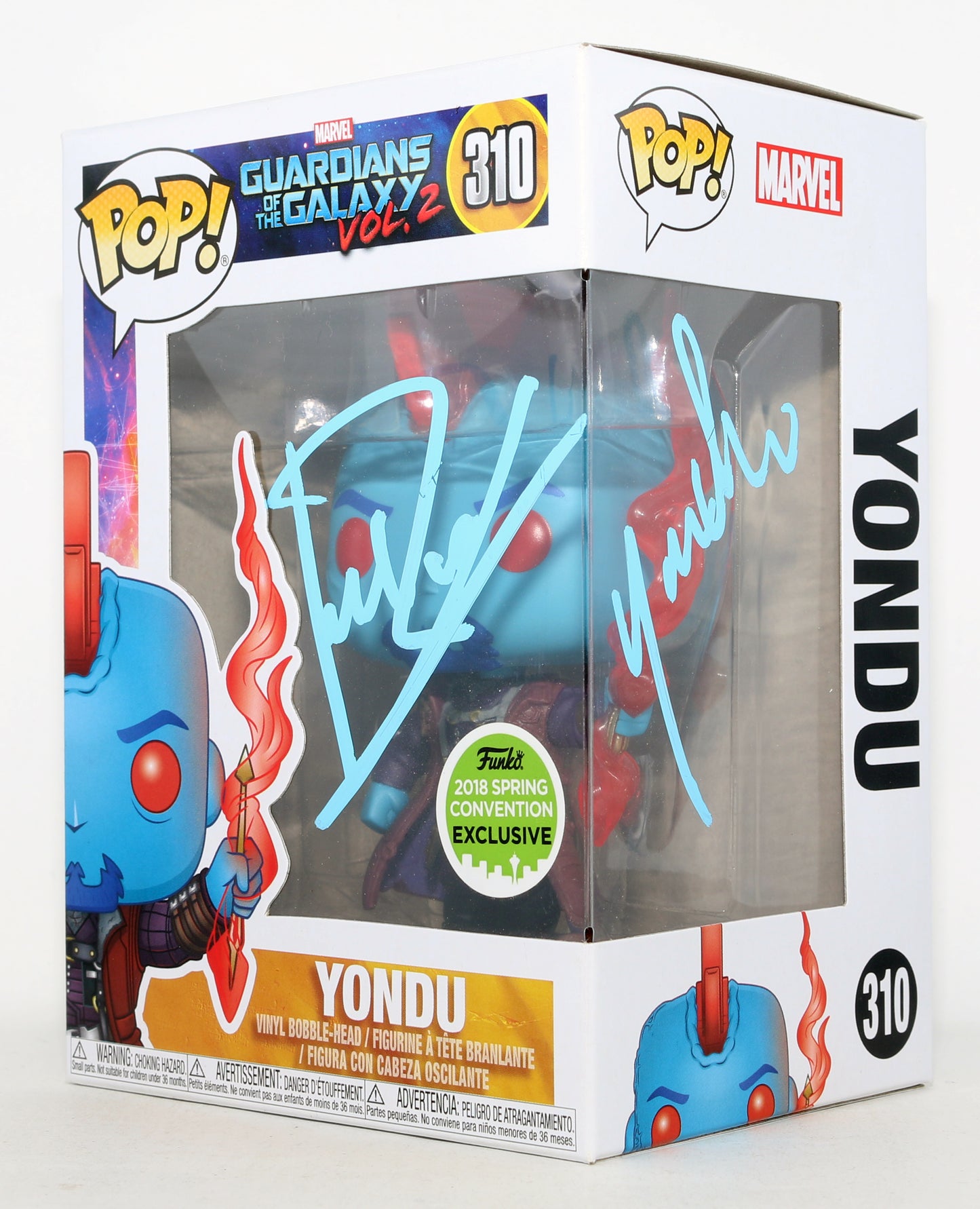 
                  
                    Michael Rooker as Yondu in Guardians of the Galaxy Vol. 2 2018 Spring Convention Exclusive Signed Funko POP! #310 with Character Name
                  
                