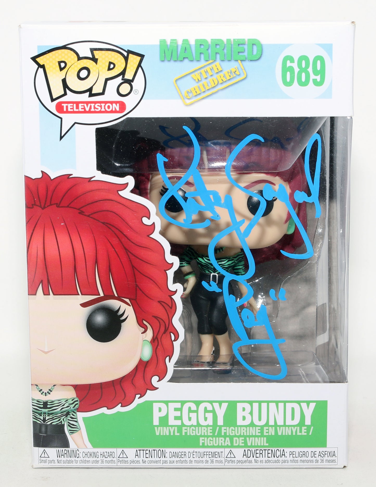 
                  
                    Katey Sagal as Peggy Bundy in Married with Children (Beckett) Signed Funko POP! #689 with Character Name
                  
                