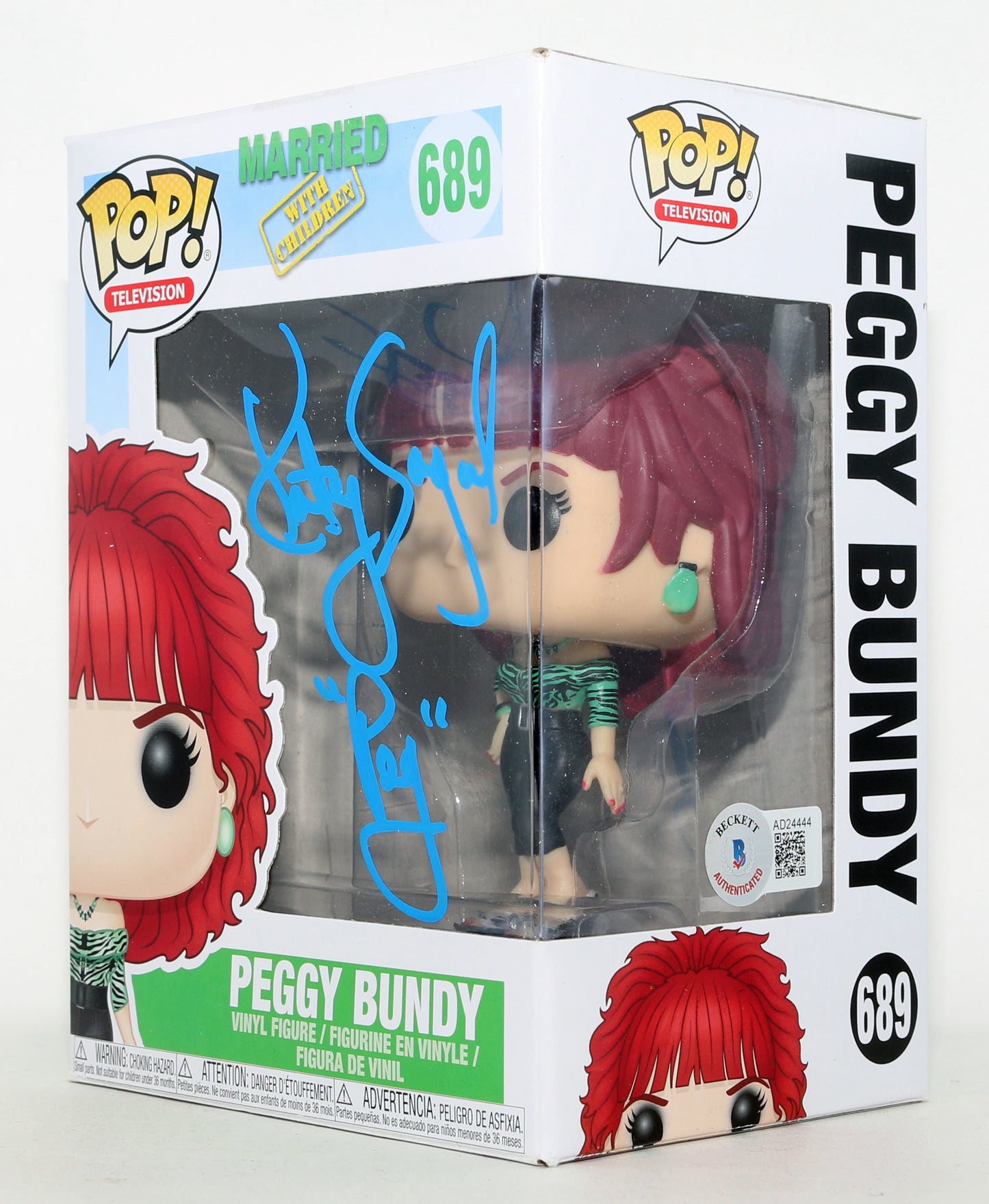 
                  
                    Katey Sagal as Peggy Bundy in Married with Children (Beckett) Signed Funko POP! #689 with Character Name
                  
                
