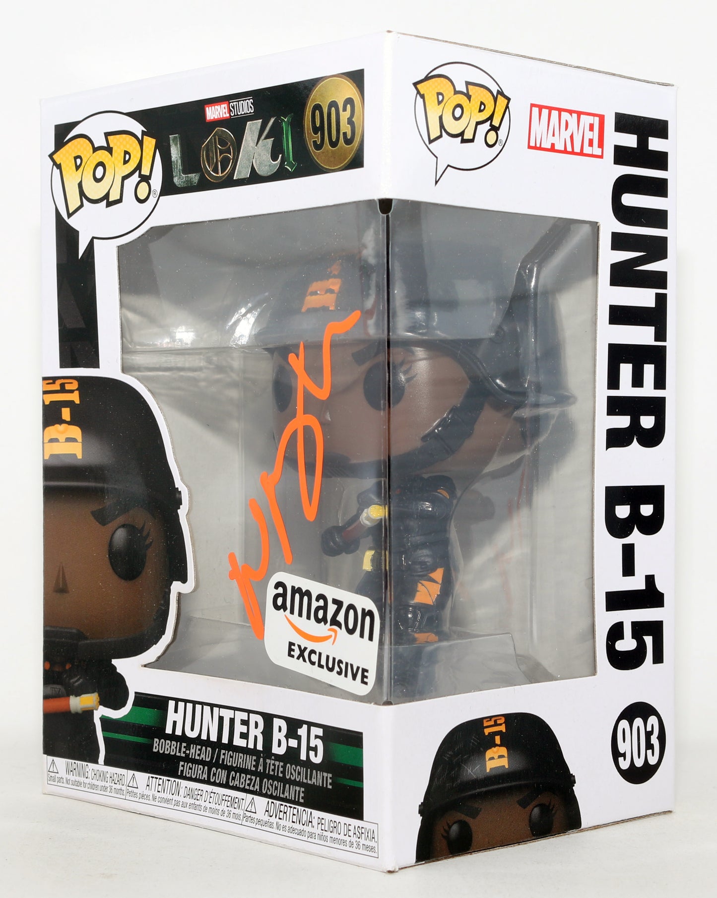 
                  
                    Wunmi Mosaku as Hunter B-15 in Loki Amazon Exclusive Signed Funko POP! #1312
                  
                