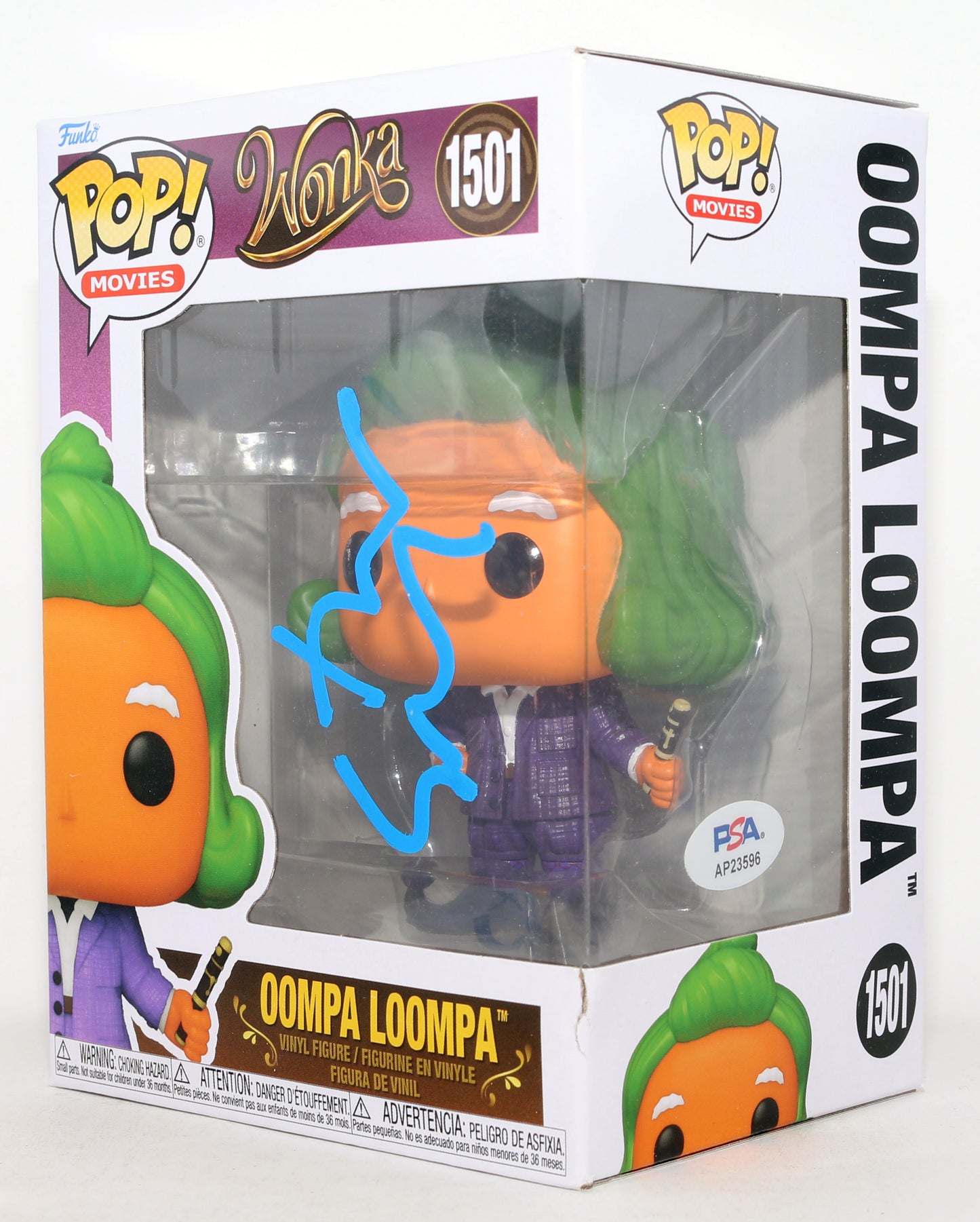 
                  
                    Hugh Grant as Lofty the Oompa-Loompa in Wonka (PSA) Signed Funko POP! #1501
                  
                