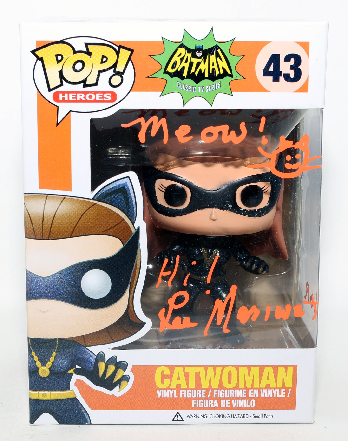 
                  
                    Lee Meriwether as Catwoman in Batman Signed Funko POP! #43 with Remark
                  
                