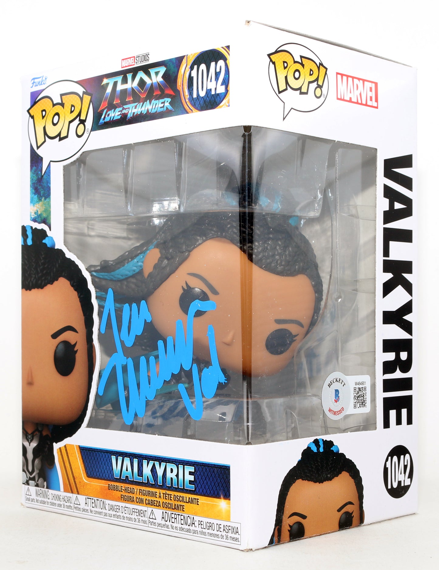 
                  
                    Tessa Thompson as Valkyrie in Thor: Love & Thunder (Beckett) Signed Funko POP! #1042 with Character Name
                  
                