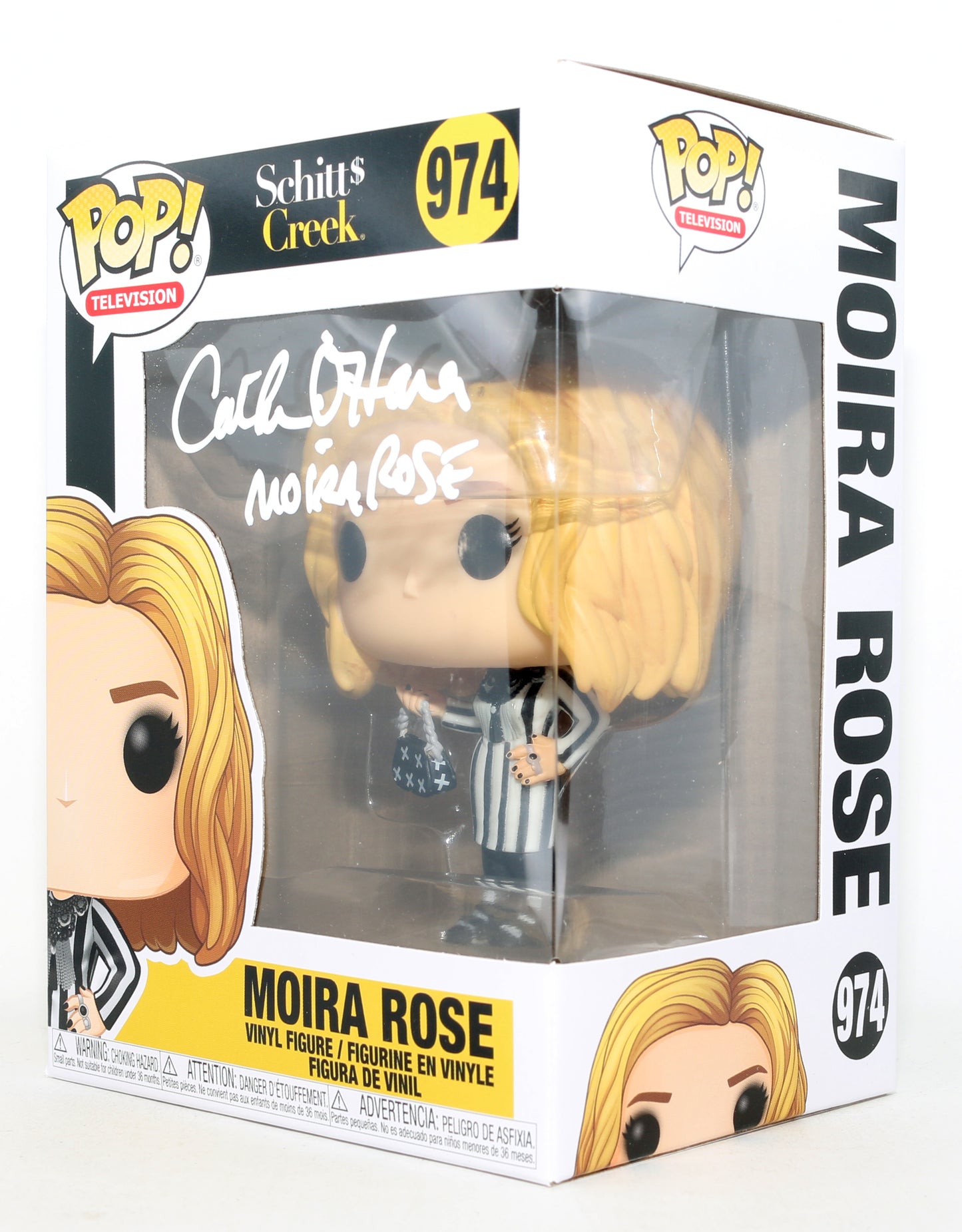 
                  
                    Catherine O'Hara as Moira Rose in Schitt's Creek Signed Funko POP! #974 with Character Name
                  
                