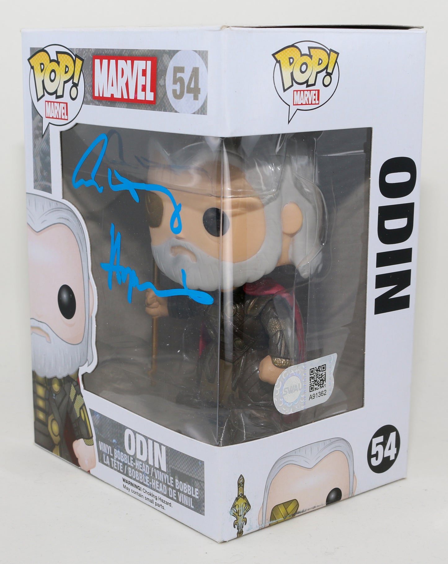 
                  
                    Anthony Hopkins as Odin in Thor (SWAU) Signed Funko POP! #54
                  
                