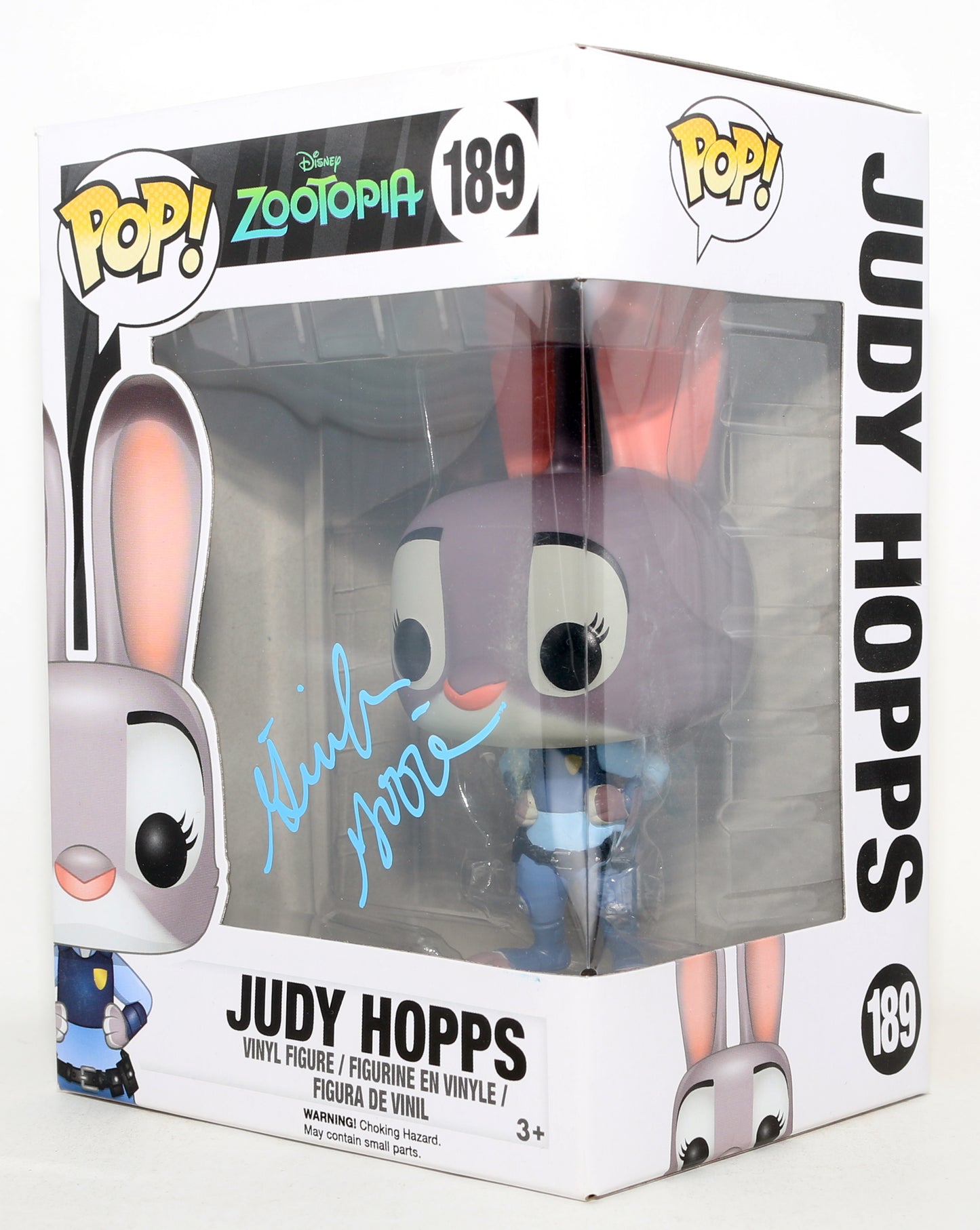 
                  
                    Ginnifer Goodwin as Judy Hopps in Zootopia Signed Funko POP! #189
                  
                