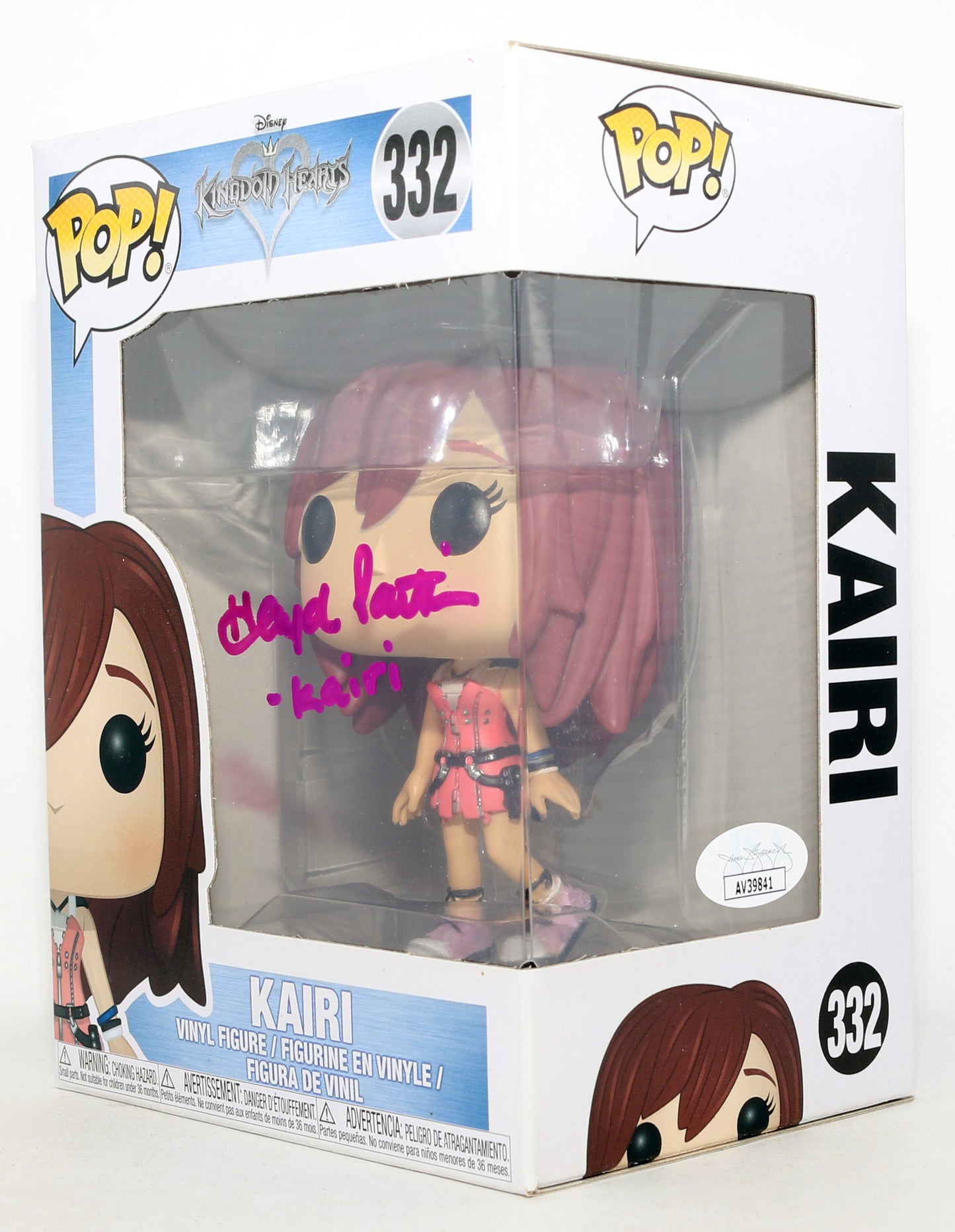 
                  
                    Hayden Panettiere as Kairi in Kingdom Hearts (JSA) Signed Funko POP! #332 with Character Name
                  
                