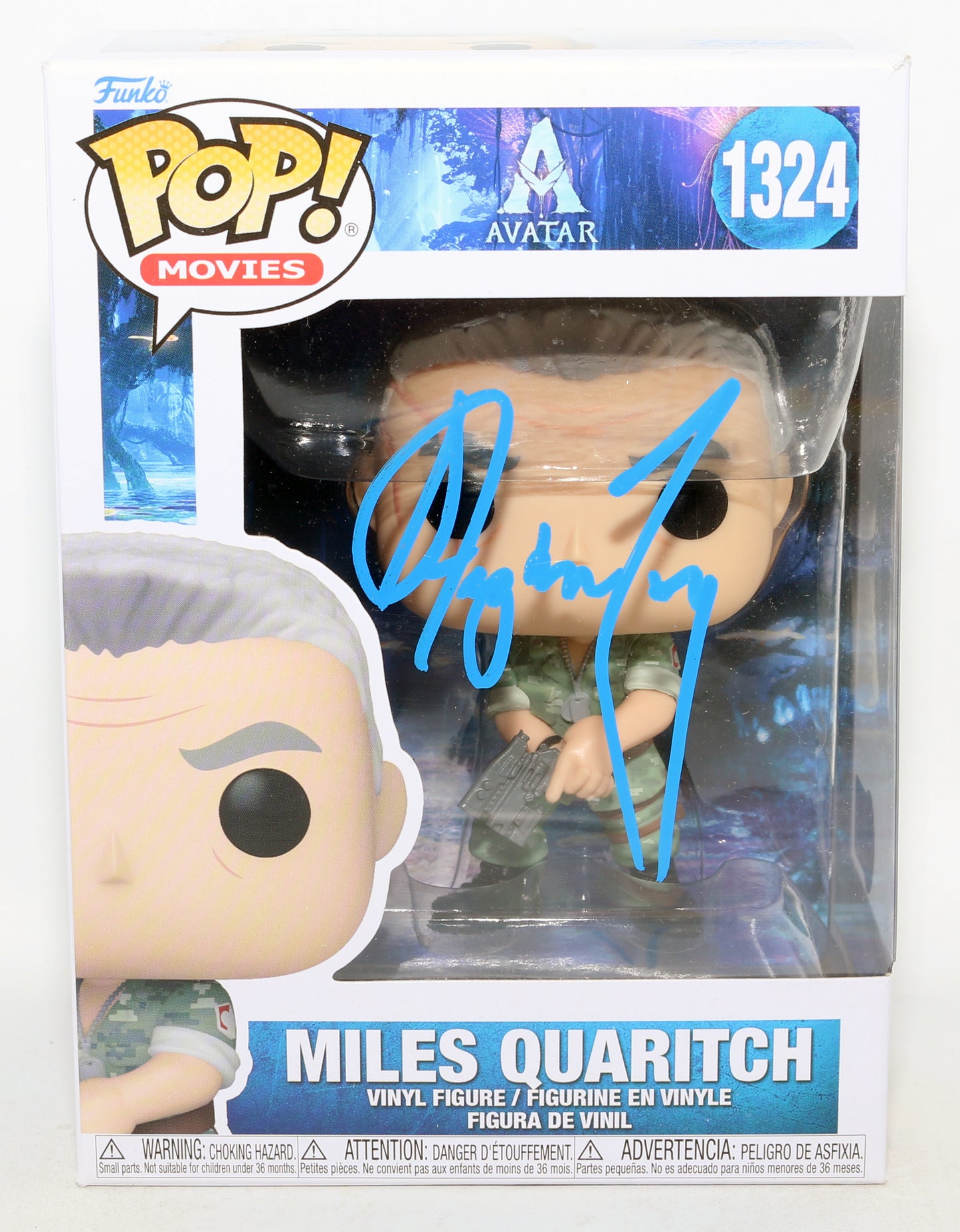 
                  
                    Stephen Lang as Miles Quaritch in Avatar (Beckett) Signed Funko POP! #1324
                  
                
