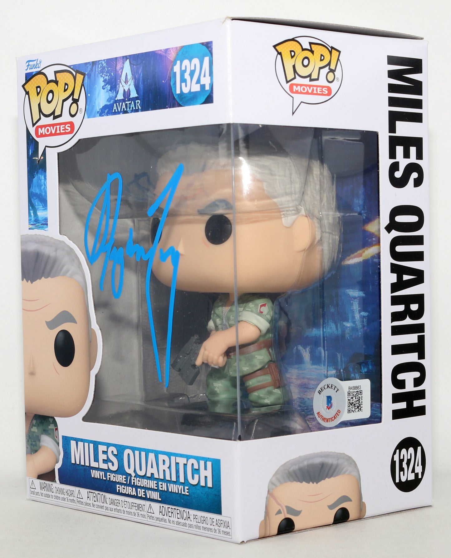 
                  
                    Stephen Lang as Miles Quaritch in Avatar (Beckett) Signed Funko POP! #1324
                  
                