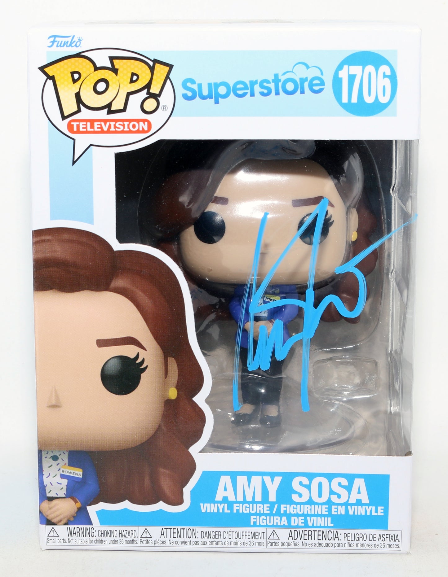 
                  
                    America Ferrera as Amy Sosa in Superstore (SWAU) Signed Funko POP! #1706
                  
                