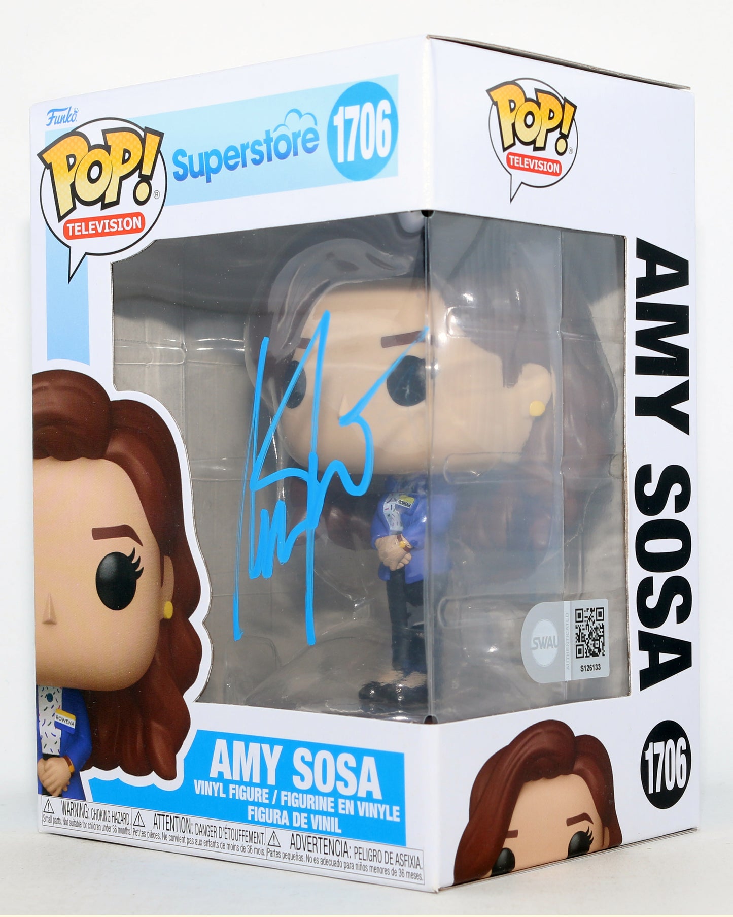 
                  
                    America Ferrera as Amy Sosa in Superstore (SWAU) Signed Funko POP! #1706
                  
                