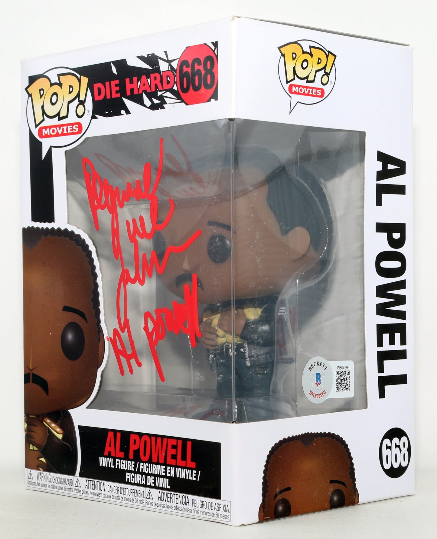 
                  
                    Reginald VelJohnson as Al Powell in Die Hard (Beckett) Signed Funko POP! #668 with Character Name
                  
                