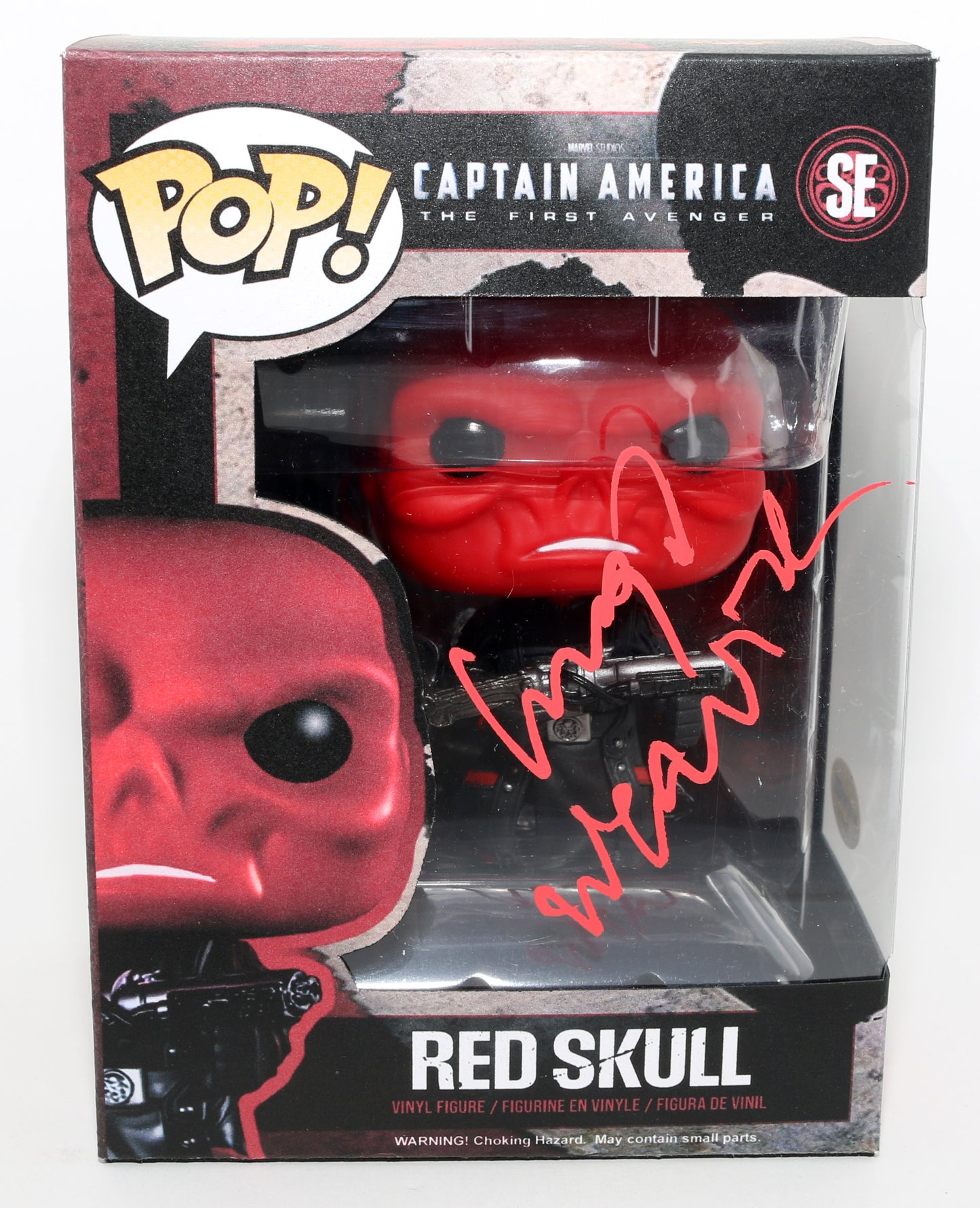 
                  
                    Hugo Weaving as Red Skull in Captain America: The First Avenger Signed Funko POP! #SE
                  
                