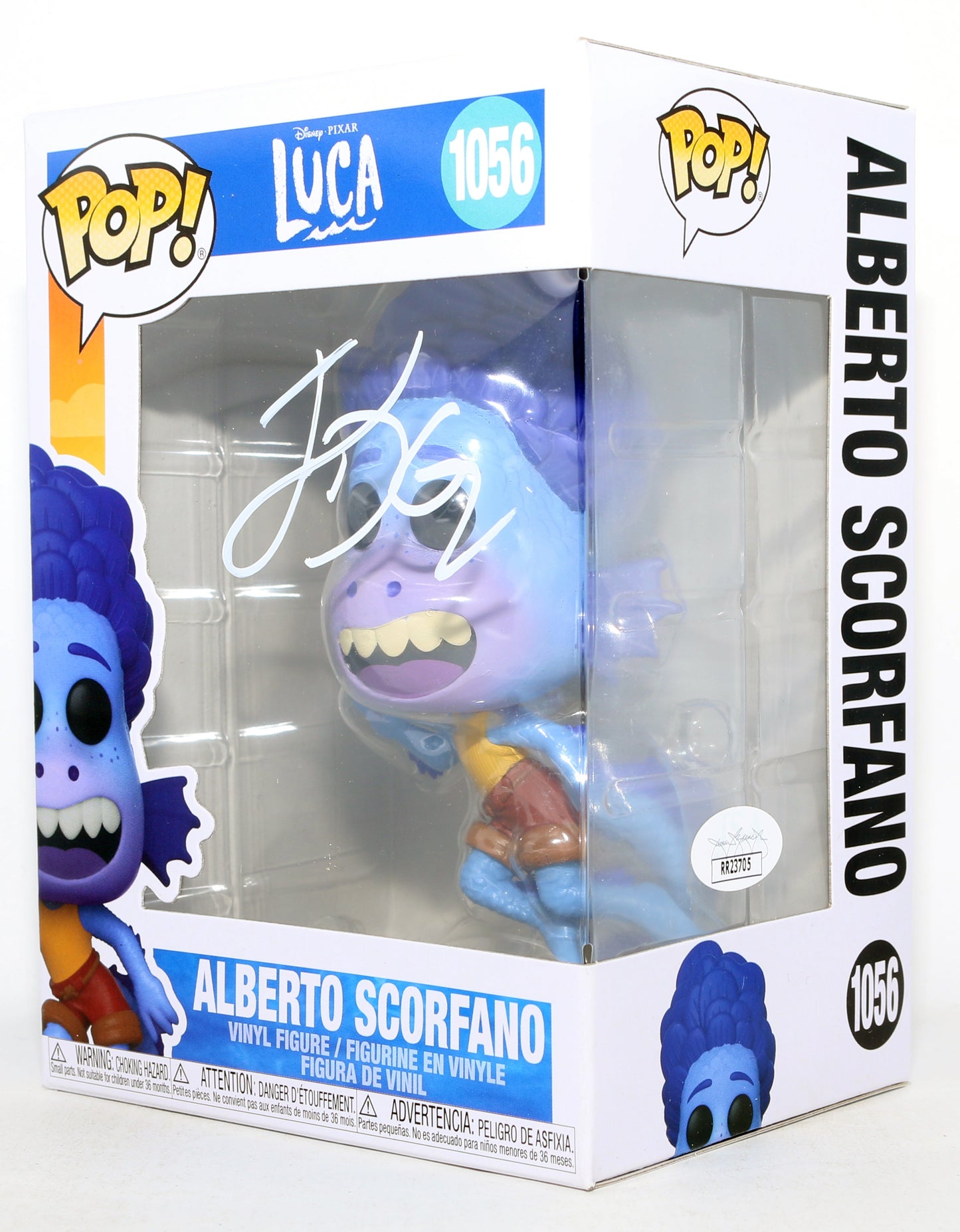 
                  
                    Jack Dylan Grazer as Alberto Scorfano in Luca (JSA) Signed Funko POP! #1056
                  
                