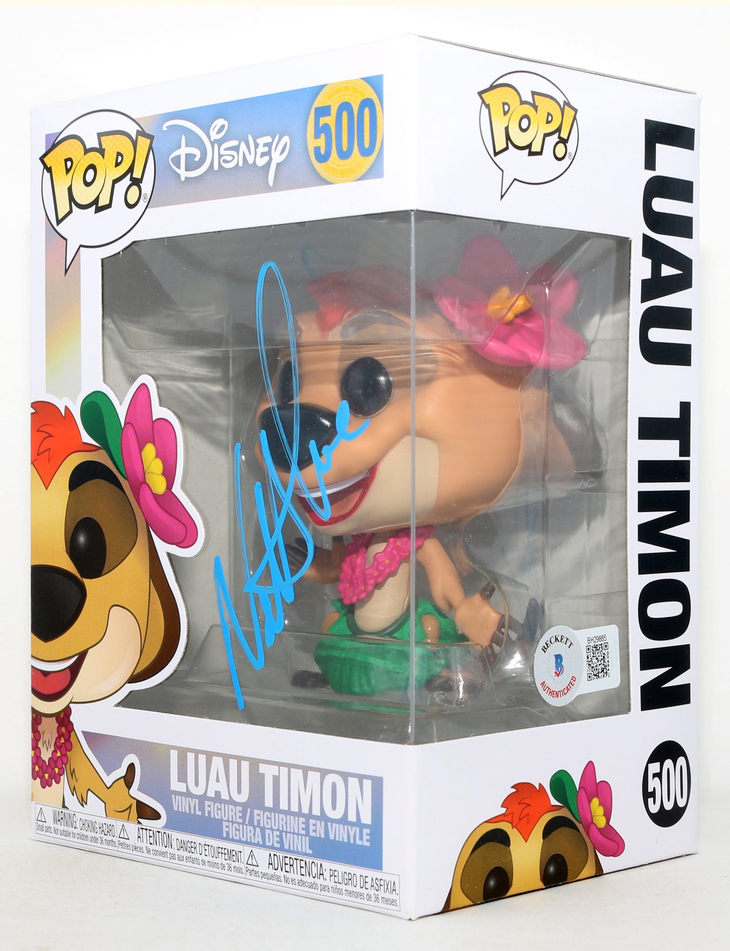 
                  
                    Nathan Lane as Timon in The Lion King (Beckett) Signed Funko POP! #500
                  
                