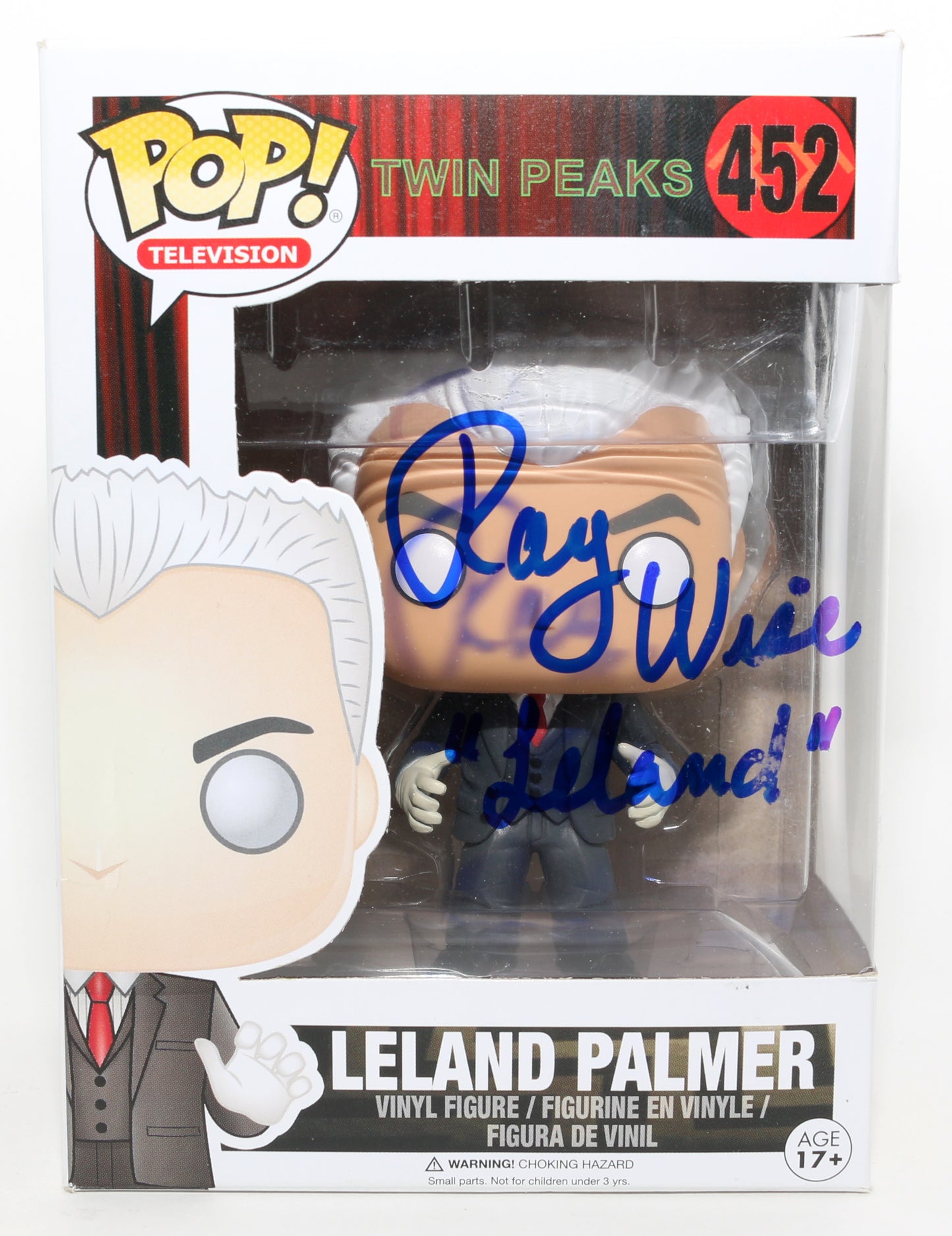 
                  
                    Ray Wise as Leland Palmer in Twin Peaks Signed Funko POP! #452 with Character Name
                  
                