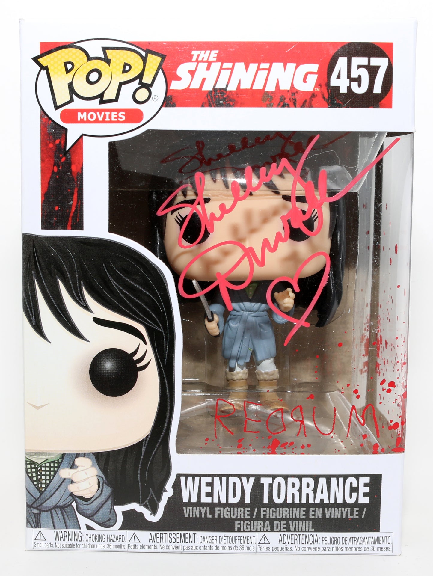 
                  
                    Shelley Duvall as Wendy Torrance in The Shining Signed Funko POP! #457
                  
                