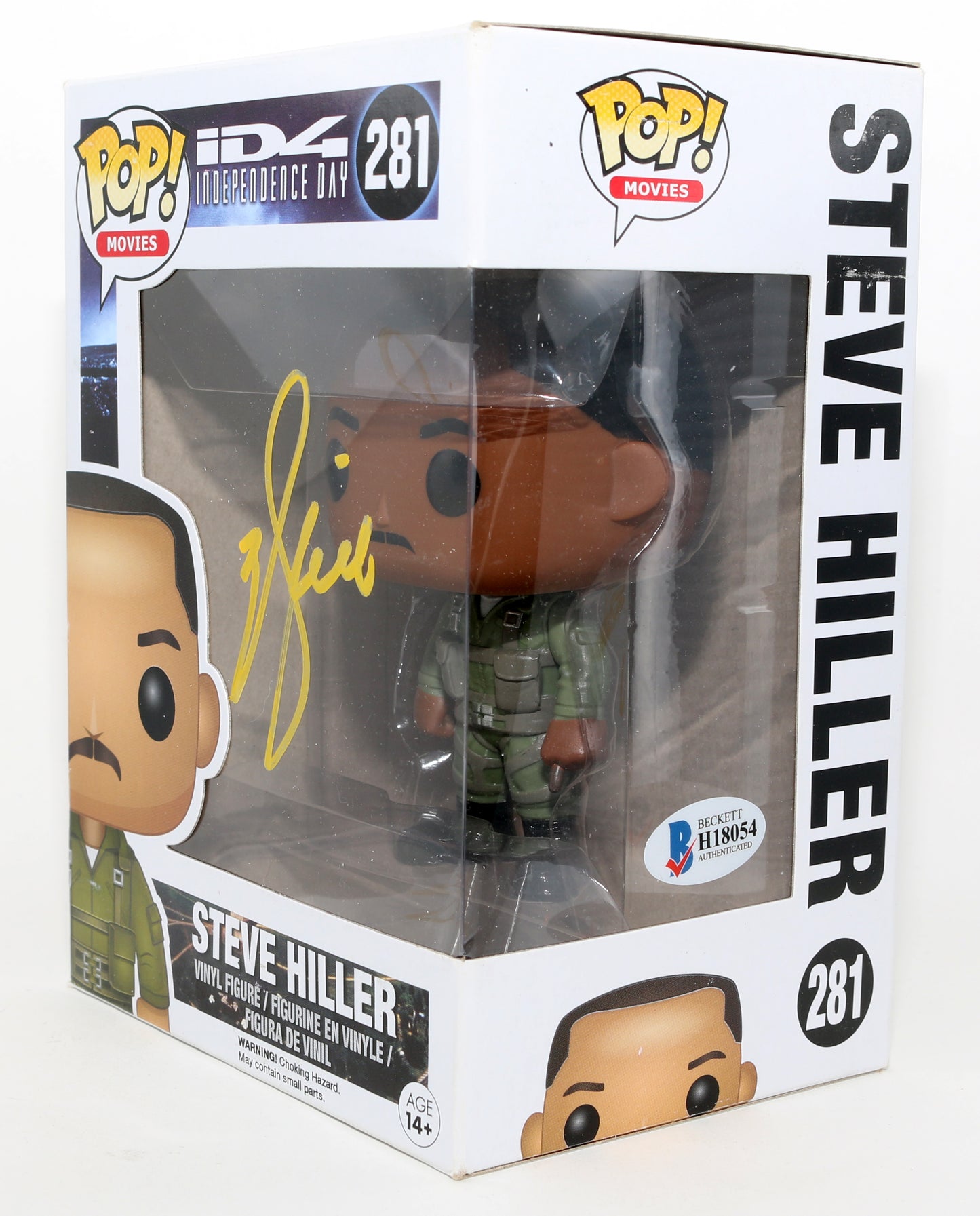 
                  
                    Will Smith as Captain Steven Hiller in Independence Day (Beckett) Signed Funko POP! #281
                  
                