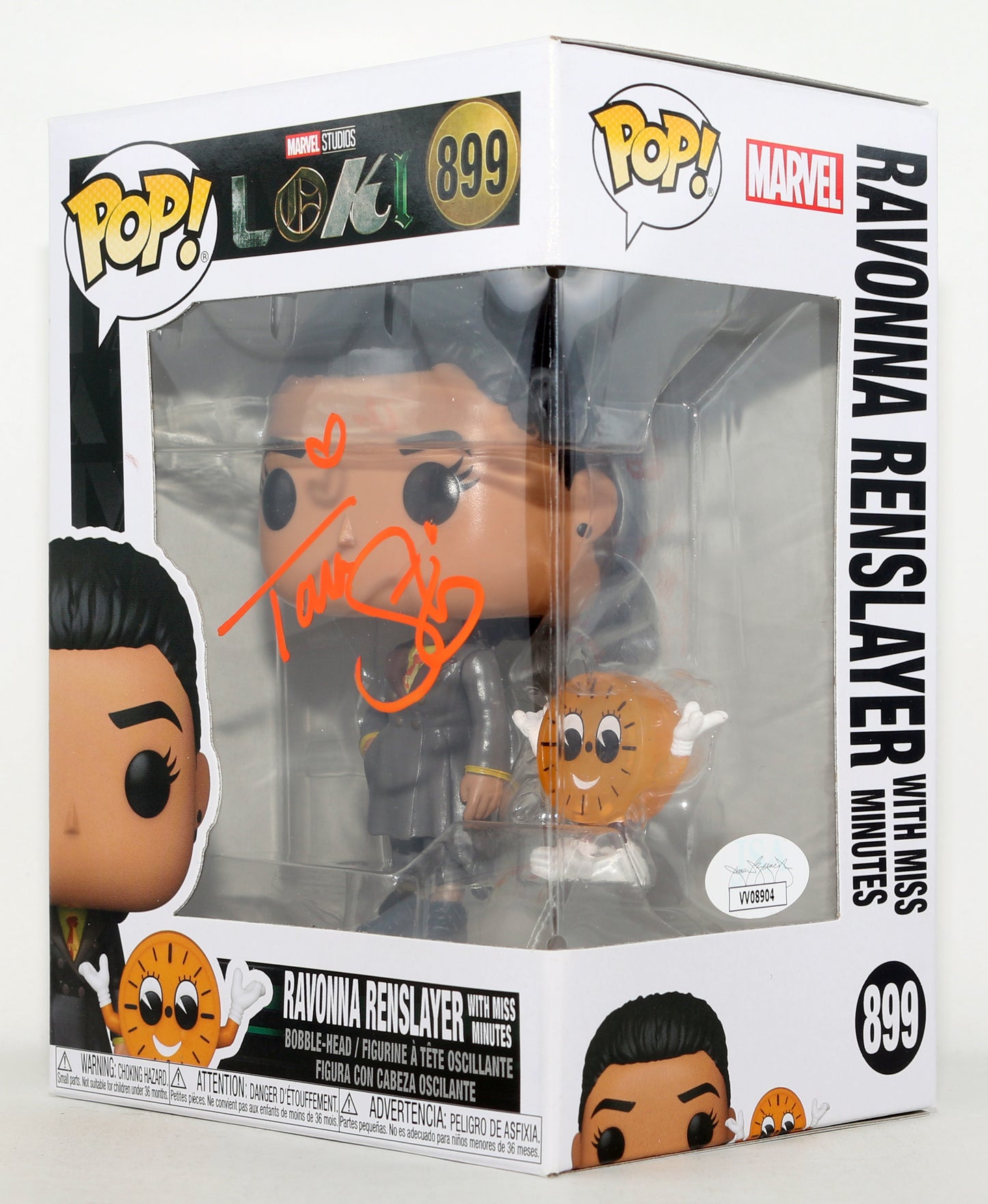 
                  
                    Tara Strong as Miss Minutes in Loki (JSA) Signed Funko POP! #899
                  
                