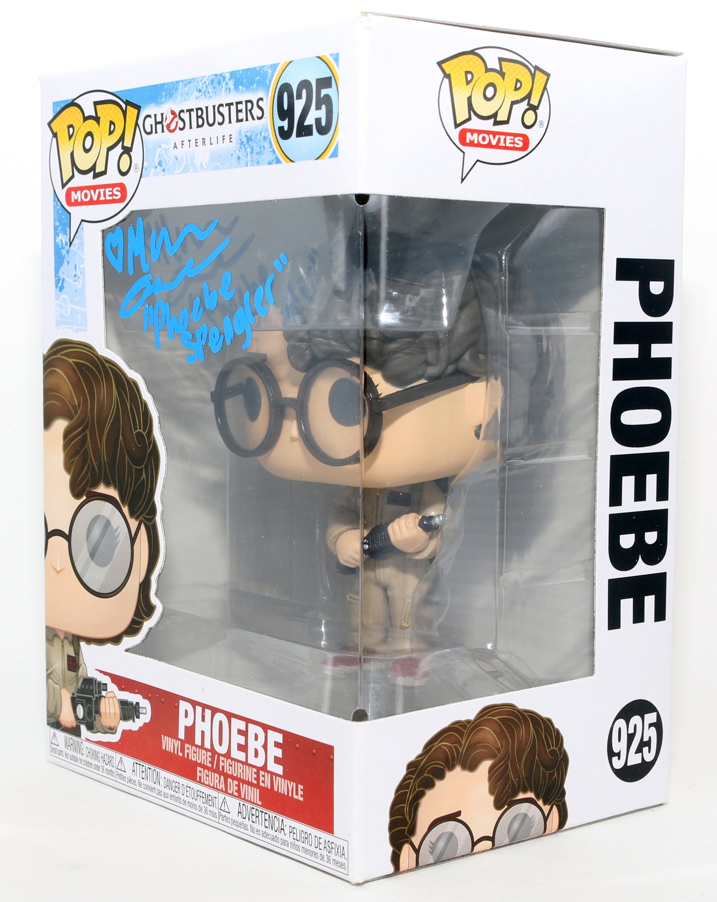 
                  
                    Mckenna Grace as Phoebe in Ghostbusters: Afterlife Signed Funko POP! #925 with Character Name
                  
                