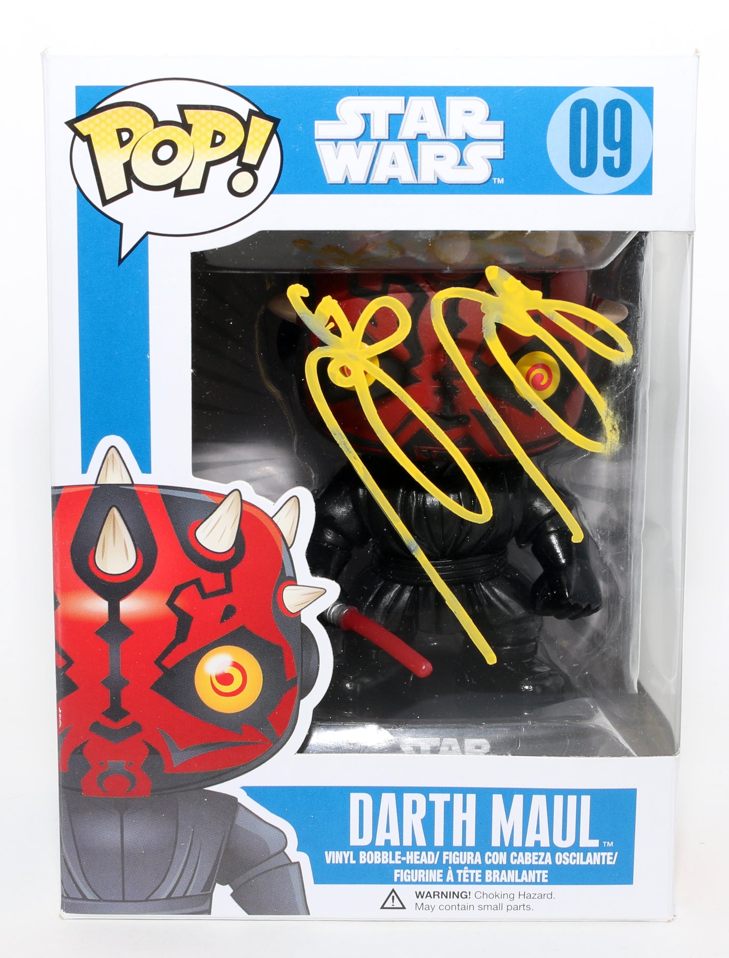 
                  
                    Ray Park as Darth Maul in Star Wars Episode 1: The Phantom Menace (Official Pix) Signed Funko POP! #09
                  
                
