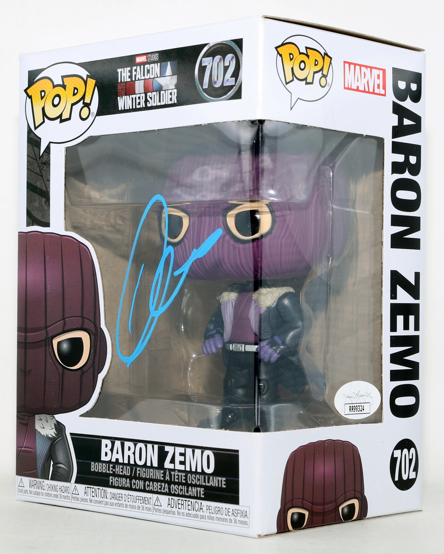 
                  
                    Daniel Brühl as Baron Zemo in Falcon & the Winter Soldier (JSA) Signed Funko POP! #702
                  
                