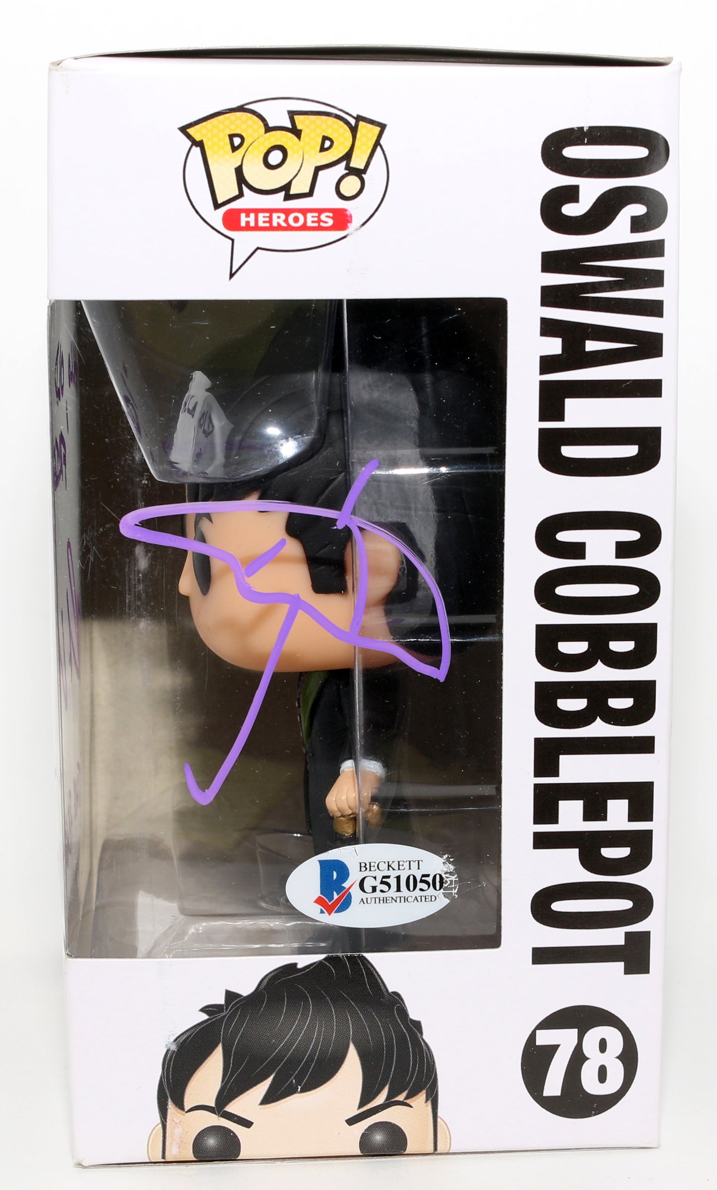 
                  
                    Robin Lord Taylor as Oswald Cobblepot in Gotham (Beckett) Signed Funko POP! #78 with Character Name, Quote, & Sketch
                  
                