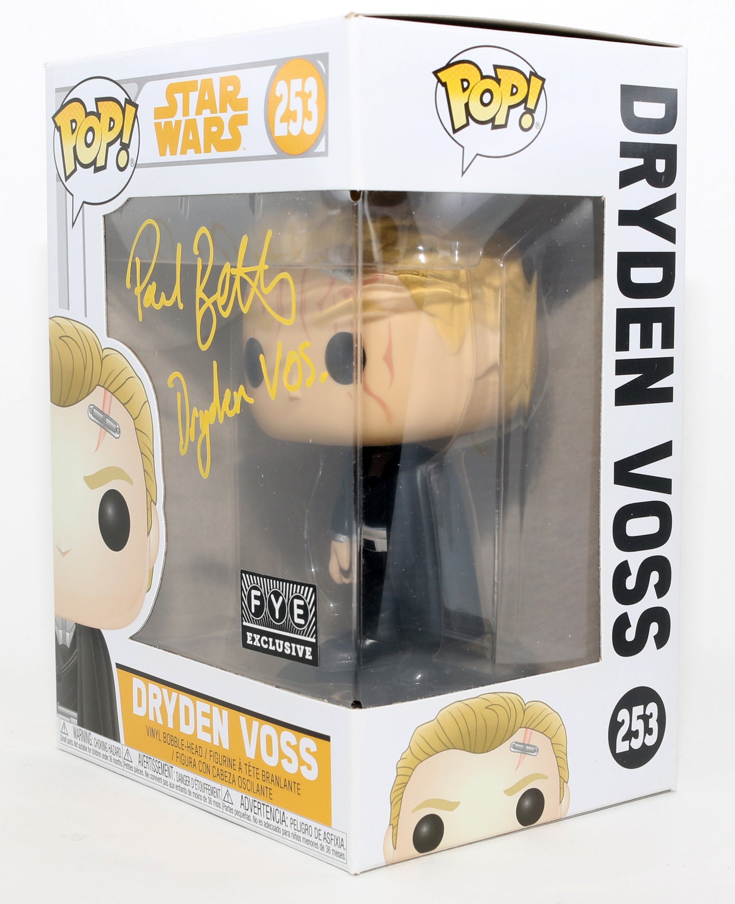
                  
                    Paul Bettany as Dryden Vos in Solo: A Star Wars Story FYE Exclusive (Star Wars Topps Authentics) Signed Funko POP! #253 with Character Name
                  
                