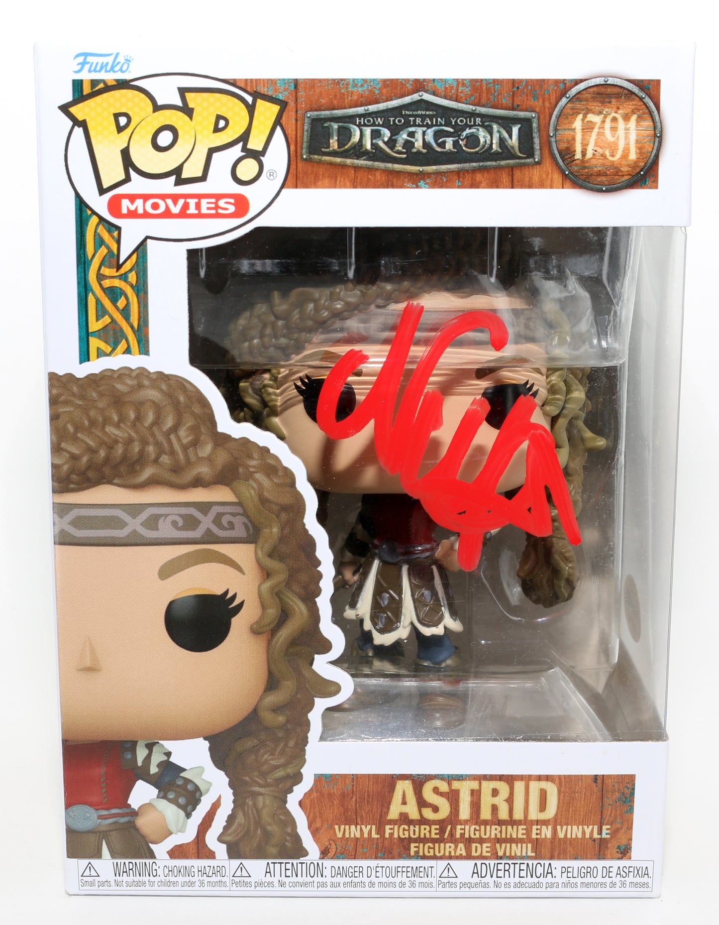
                  
                    Nico Parker as Astrid Hofferson in How to Train Your Dragon Signed Funko POP! #1791
                  
                