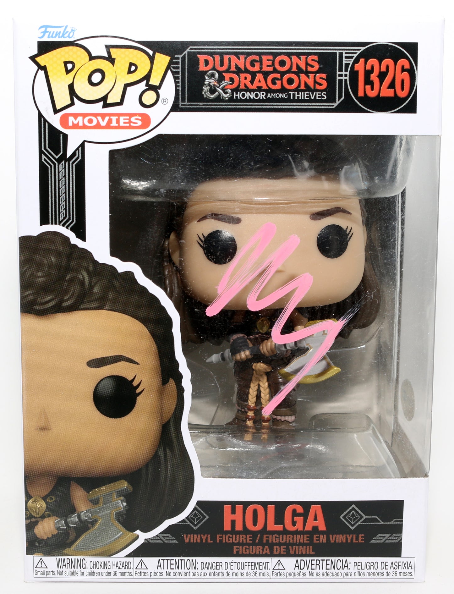 
                  
                    Michelle Rodriguez as Holga Kilgore in Dungeons & Dragons: Honor Among Thieves Signed Funko POP! #1326
                  
                