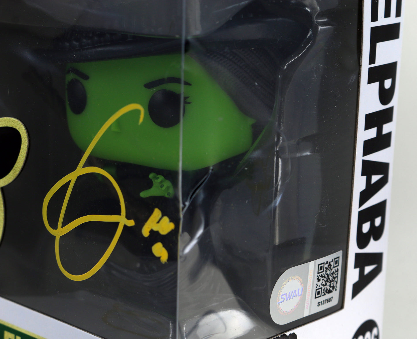 
                  
                    Cynthia Erivo as Elphaba in Wicked (SWAU) Signed Funko POP! #1696
                  
                