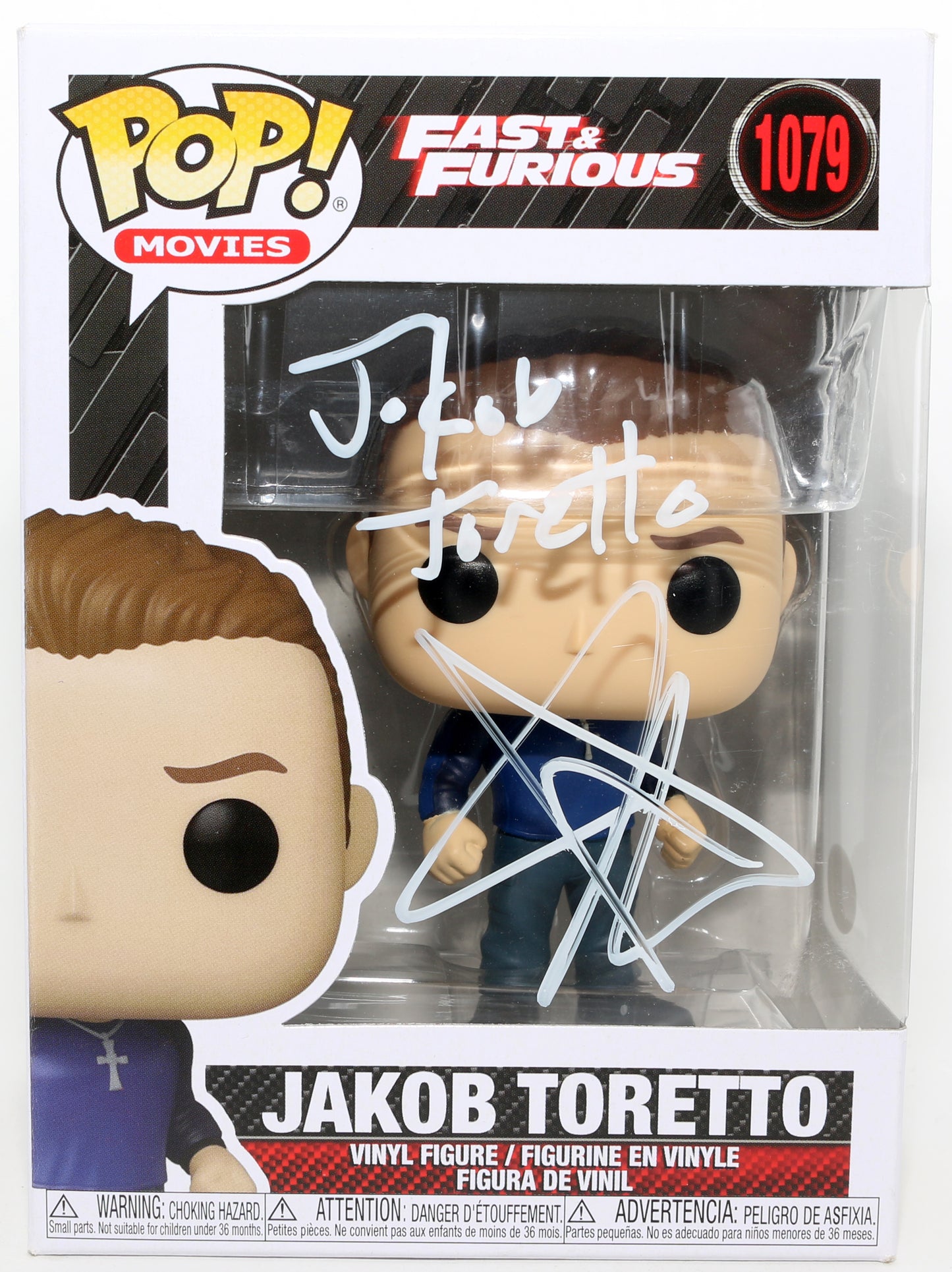 
                  
                    John Cena as Jakob Toretto in Fast & Furious (JSA) Signed Funko POP! #1079 with Character Name
                  
                