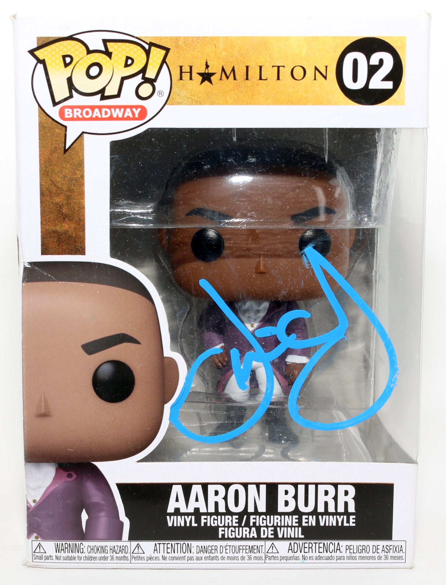 
                  
                    Leslie Odom Jr. as Aaron Burr in Hamilton Signed Funko POP! #02
                  
                