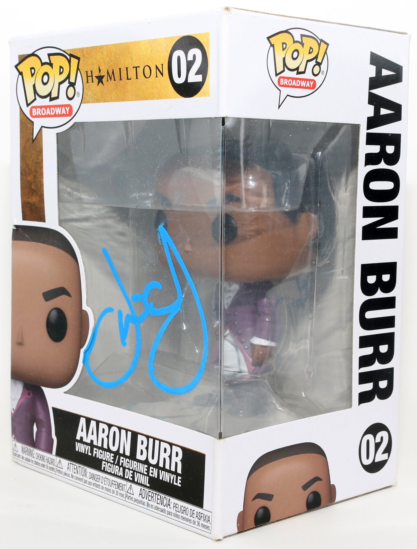 
                  
                    Leslie Odom Jr. as Aaron Burr in Hamilton Signed Funko POP! #02
                  
                