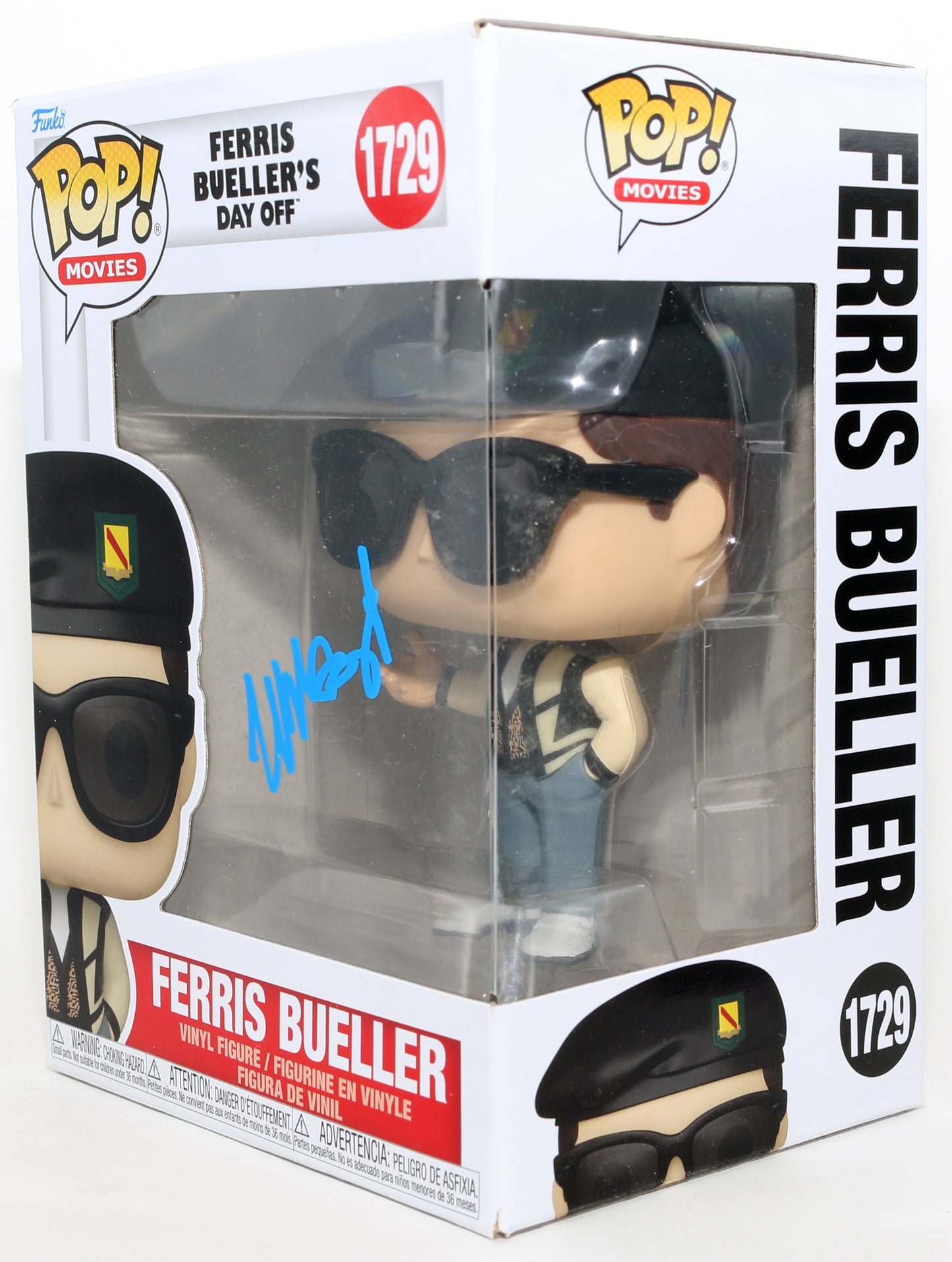 
                  
                    Matthew Broderick as Ferris Bueller in Ferris Bueller's Day Off Signed Funko POP! #1729
                  
                
