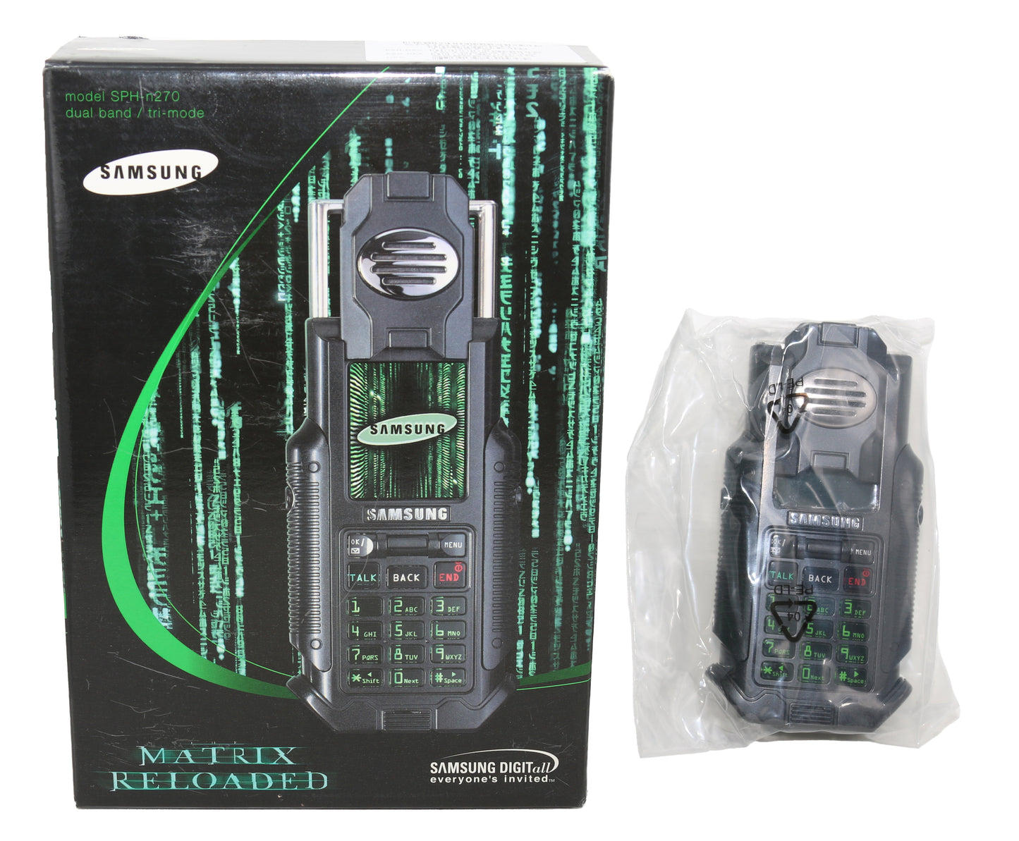 
                  
                    The Matrix Reloaded Limited Edition Cell Phone by Samsung From Producer Joel Silver's Collection - 2003
                  
                