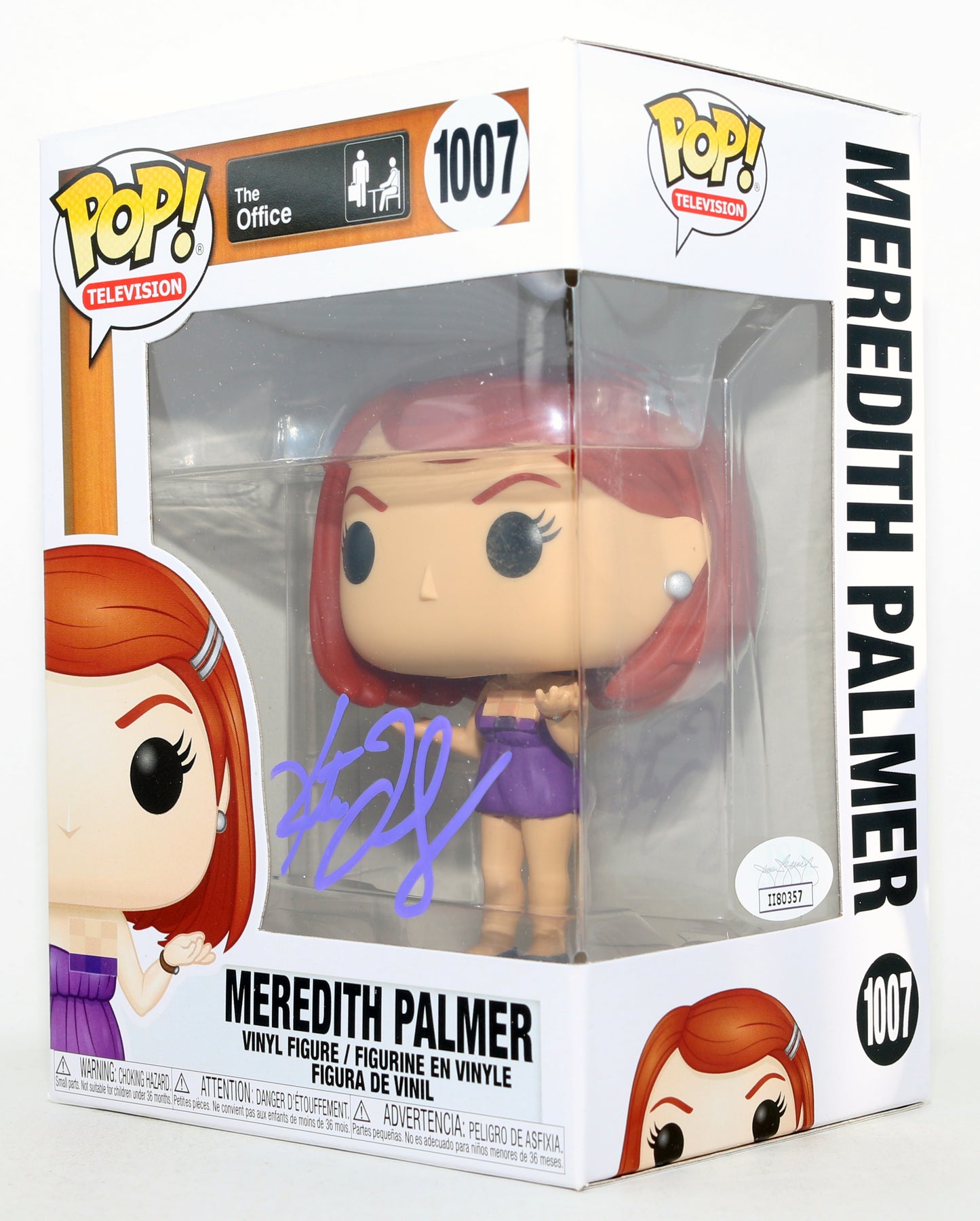
                  
                    Kate Flannery as Meredith Palmer in The Office (JSA) Signed Funko POP! #1007
                  
                