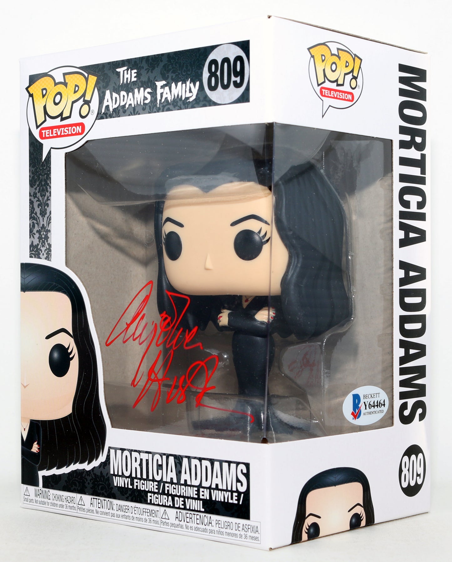 
                  
                    Anjelica Huston as Morticia Addams in The Addams Family (Beckett) Signed Funko POP! #809
                  
                