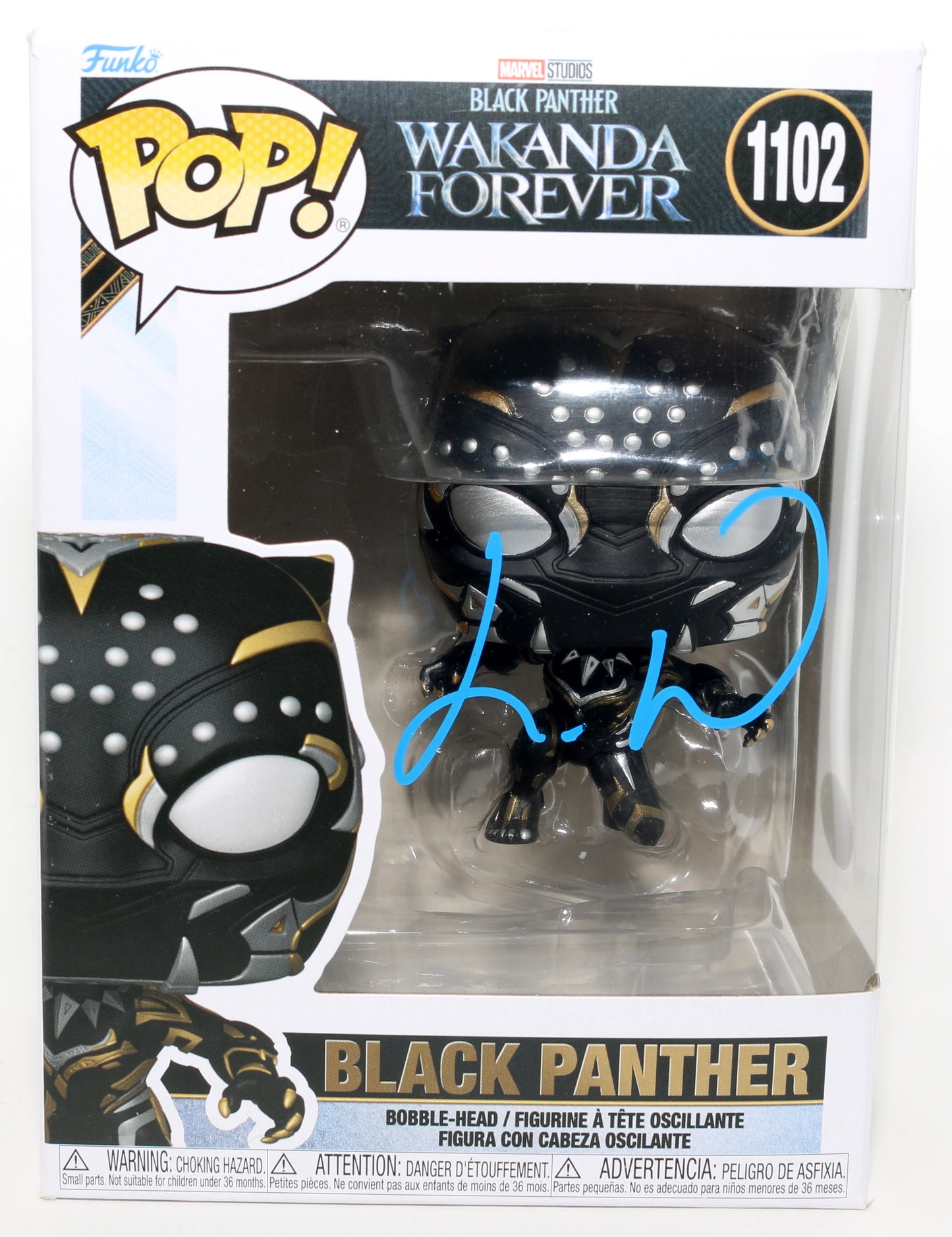 
                  
                    Letitia Wright as Shuri / Black Panther in Black Panther: Wakanda Forever (JSA) Signed Funko POP! #1102
                  
                