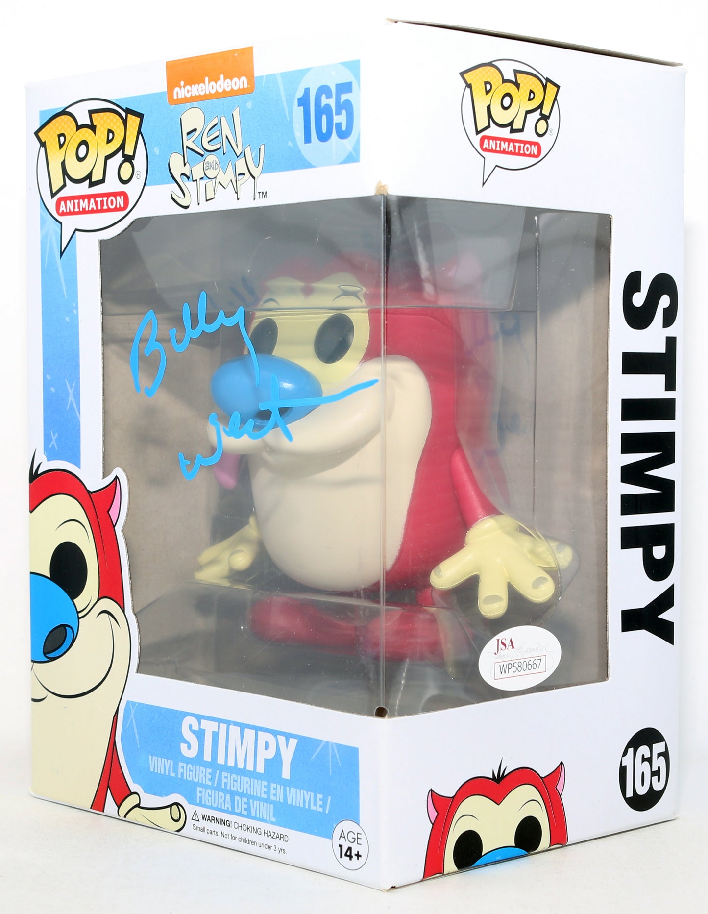 
                  
                    Billy West as Stimpy in The Ren & Stimpy Show (JSA) Signed Funko POP! #165
                  
                