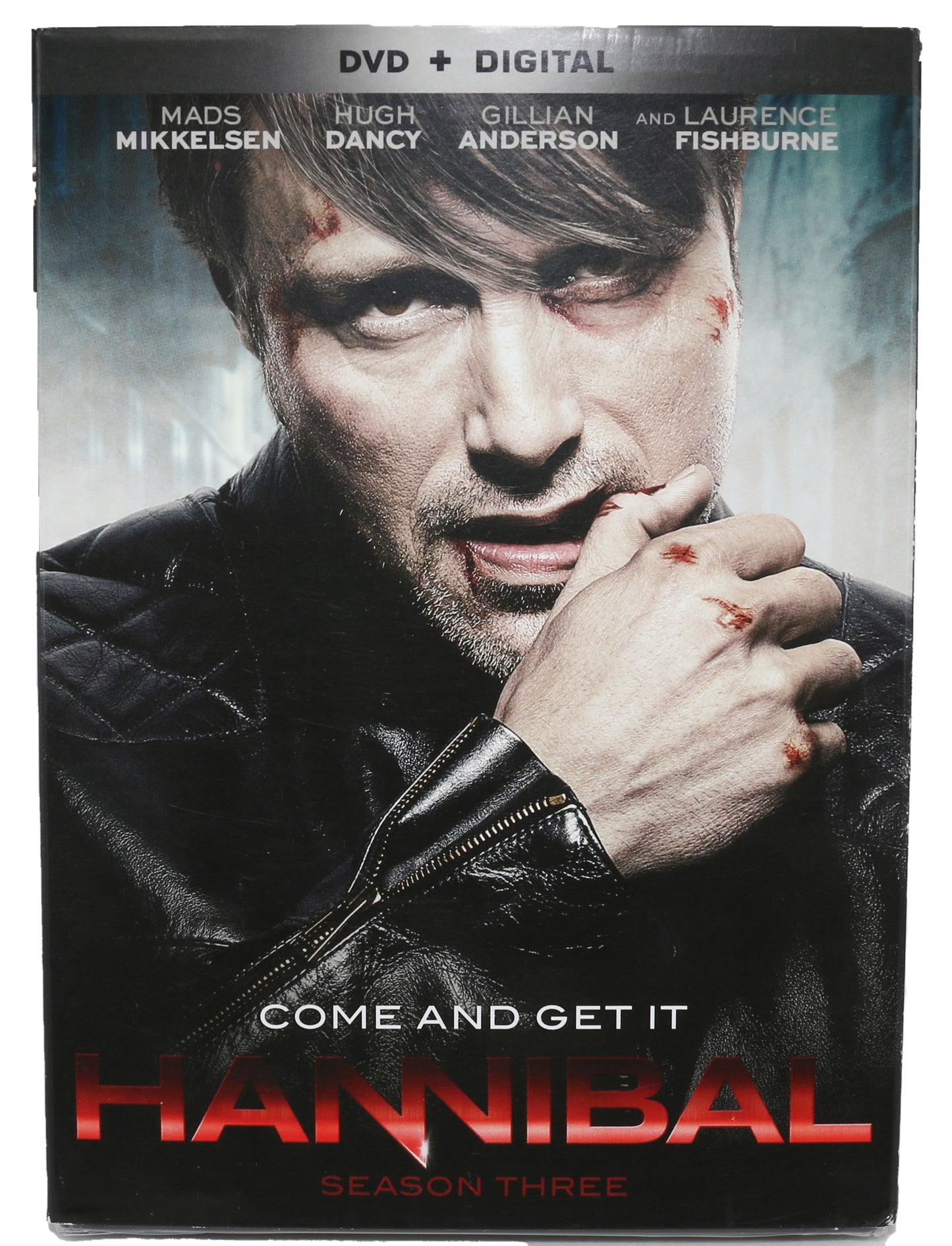 
                  
                    Hannibal Horror TV Show DVD & Original Production Script from the Studio Signed by Showrunner: Bryan Fuller & Actors: Mads Mikkelsen, Hugh Dancy, Caroline Dhavernas, & Laurence Fishburne - 2014
                  
                