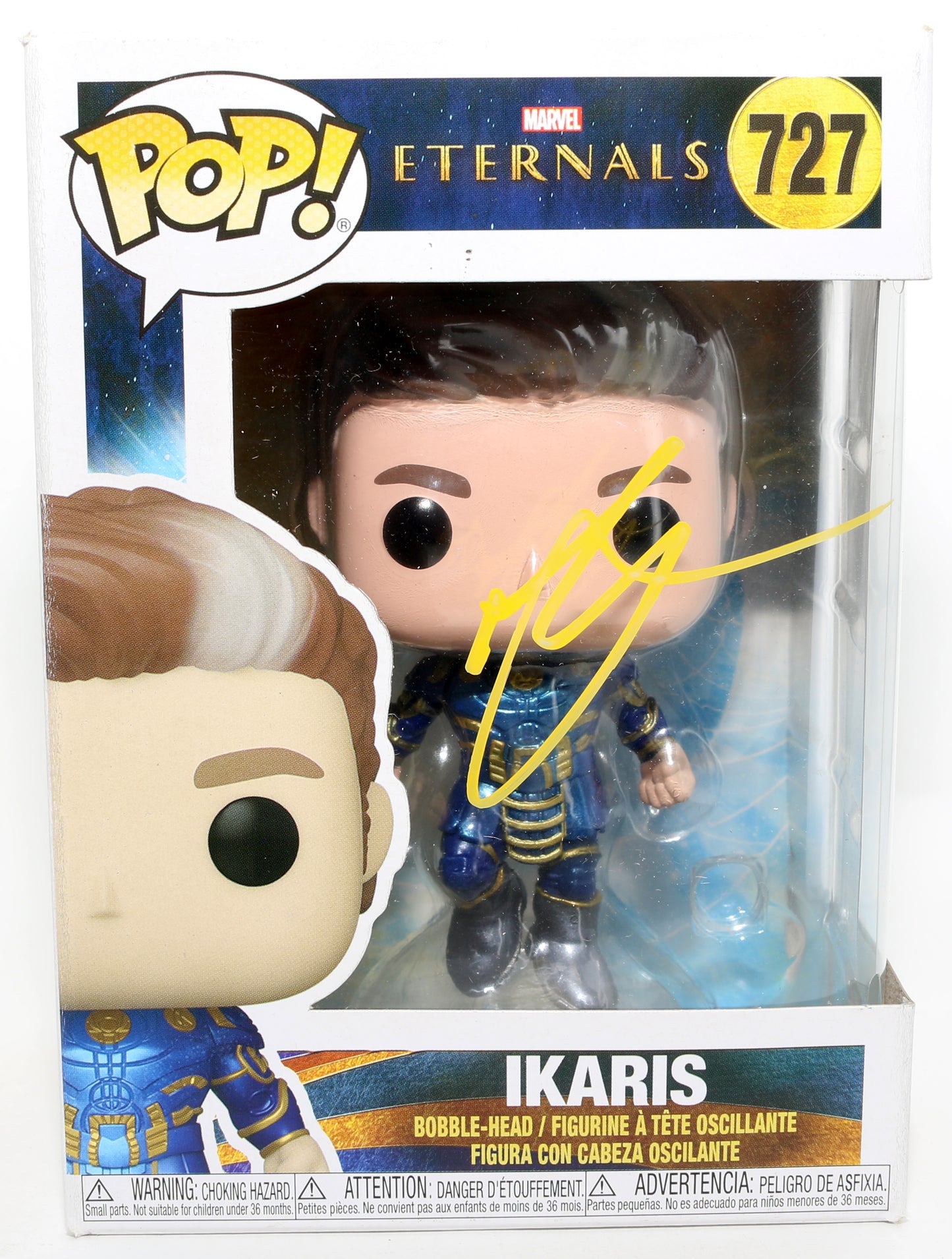 
                  
                    Richard Madden as Ikaris in The Eternals Signed Funko POP! #727
                  
                