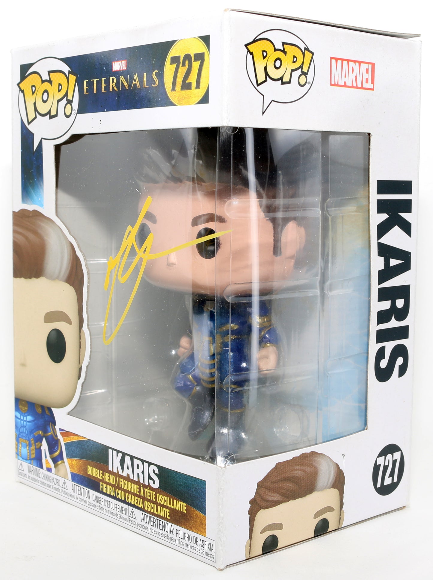 
                  
                    Richard Madden as Ikaris in The Eternals Signed Funko POP! #727
                  
                
