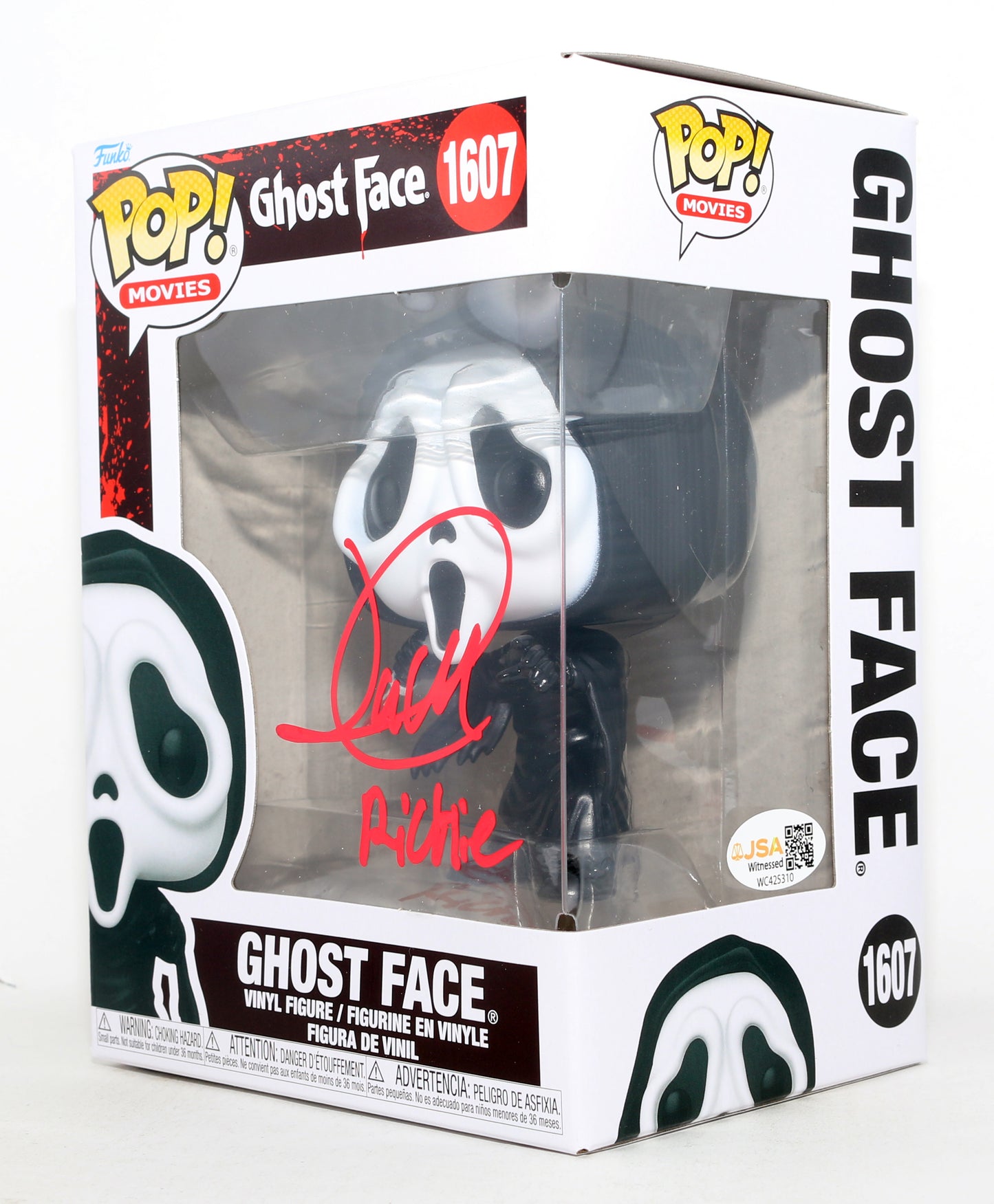 
                  
                    Jack Quaid as Richie Kirsch in Scream (JSA) Signed Funko POP! #1607 with Character Name
                  
                